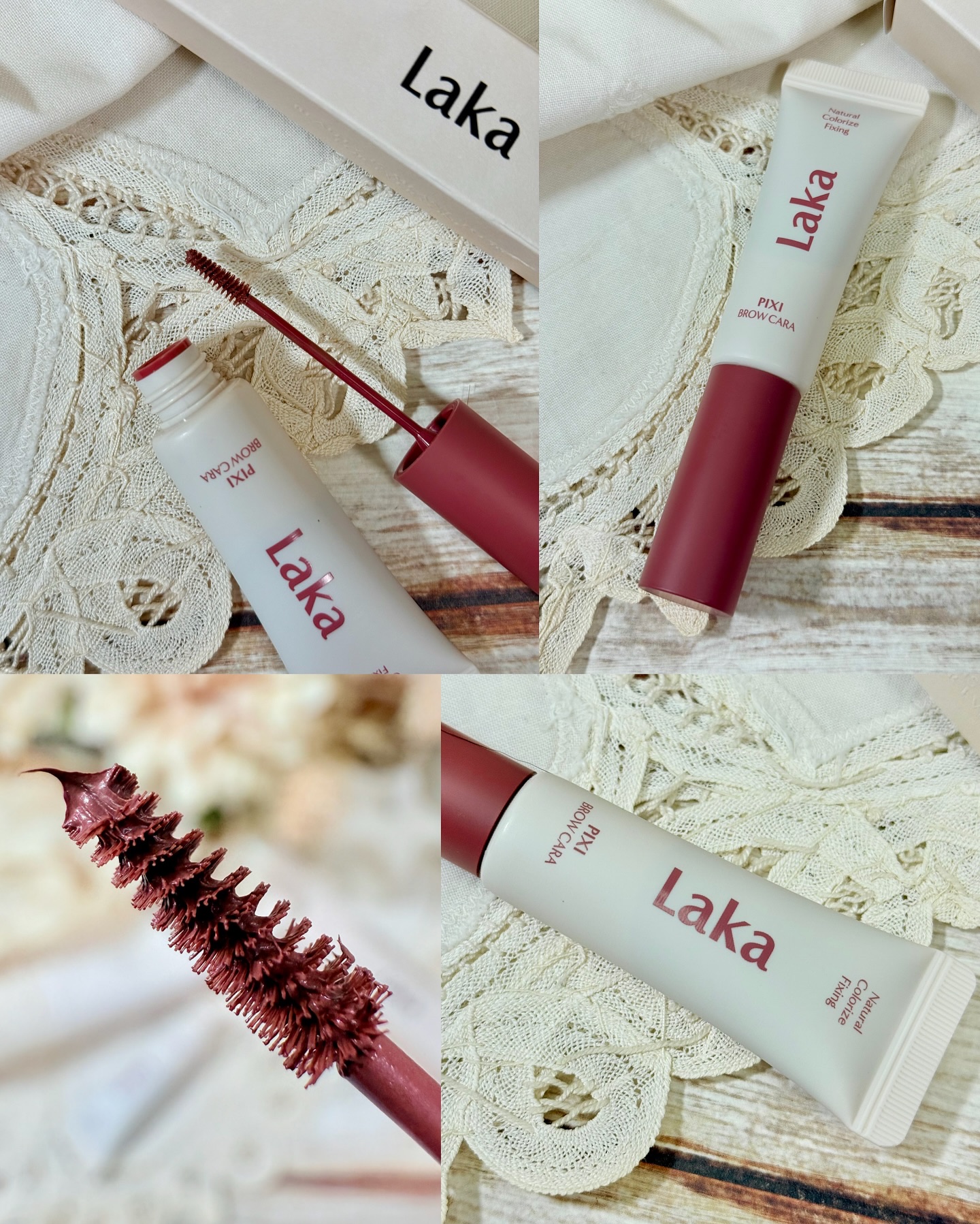 ラカ ピクシーブロウカラ/Laka/眉マスカラを使ったクチコミ（3枚目）