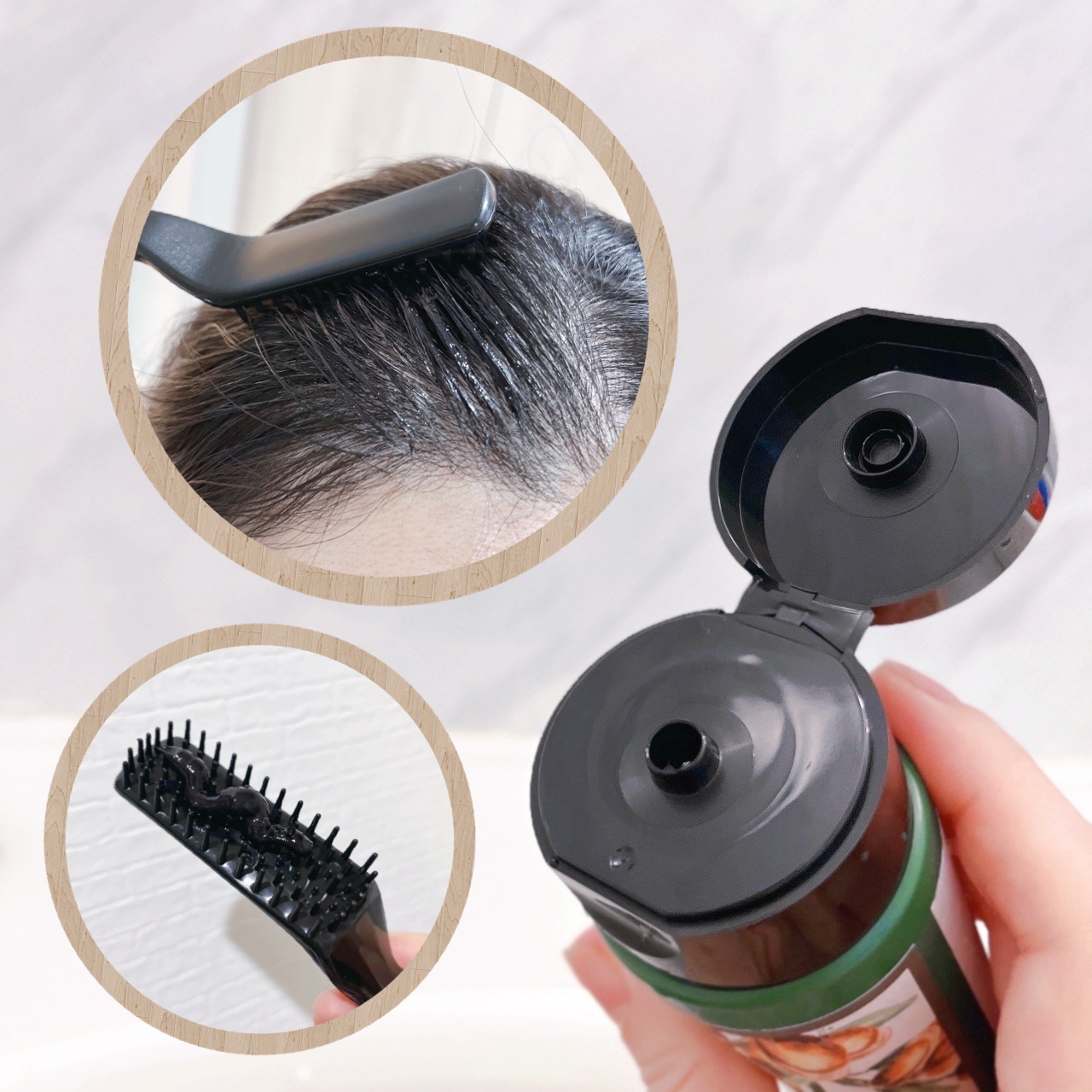 アルガネーゼ オイルインカラートリートメント/ウィルミナ/ヘアカラーを使ったクチコミ（3枚目）