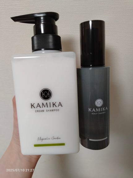 KAMIKA クリームシャンプー マグノリアガーデン 試してみた】クリームシャンプー マグノリアガーデン KAMIKAの
