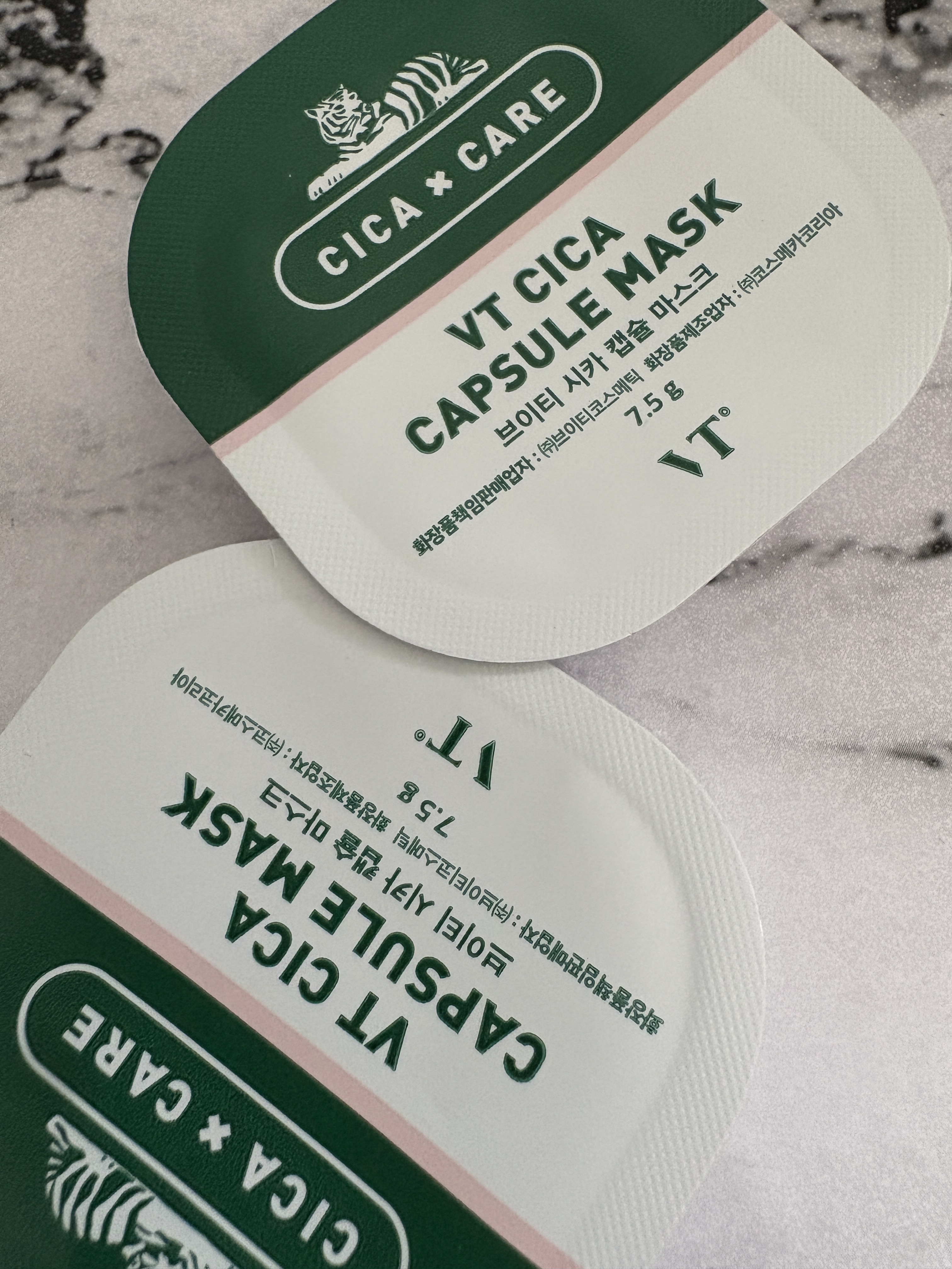 CICA カプセルマスク/VT/洗い流すパック・マスクを使ったクチコミ（1枚目）