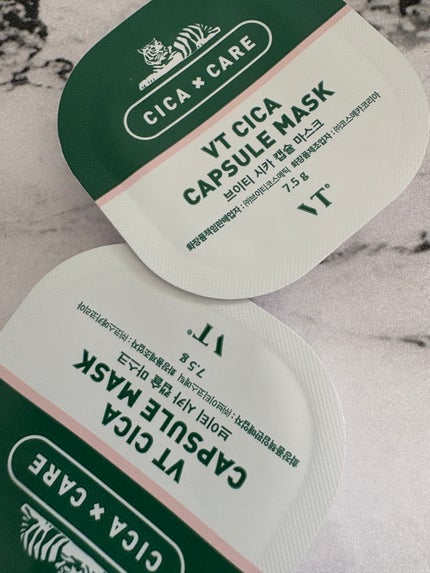 CICA カプセルマスク/VT/洗い流すパック・マスクを使ったクチコミ(1枚目)