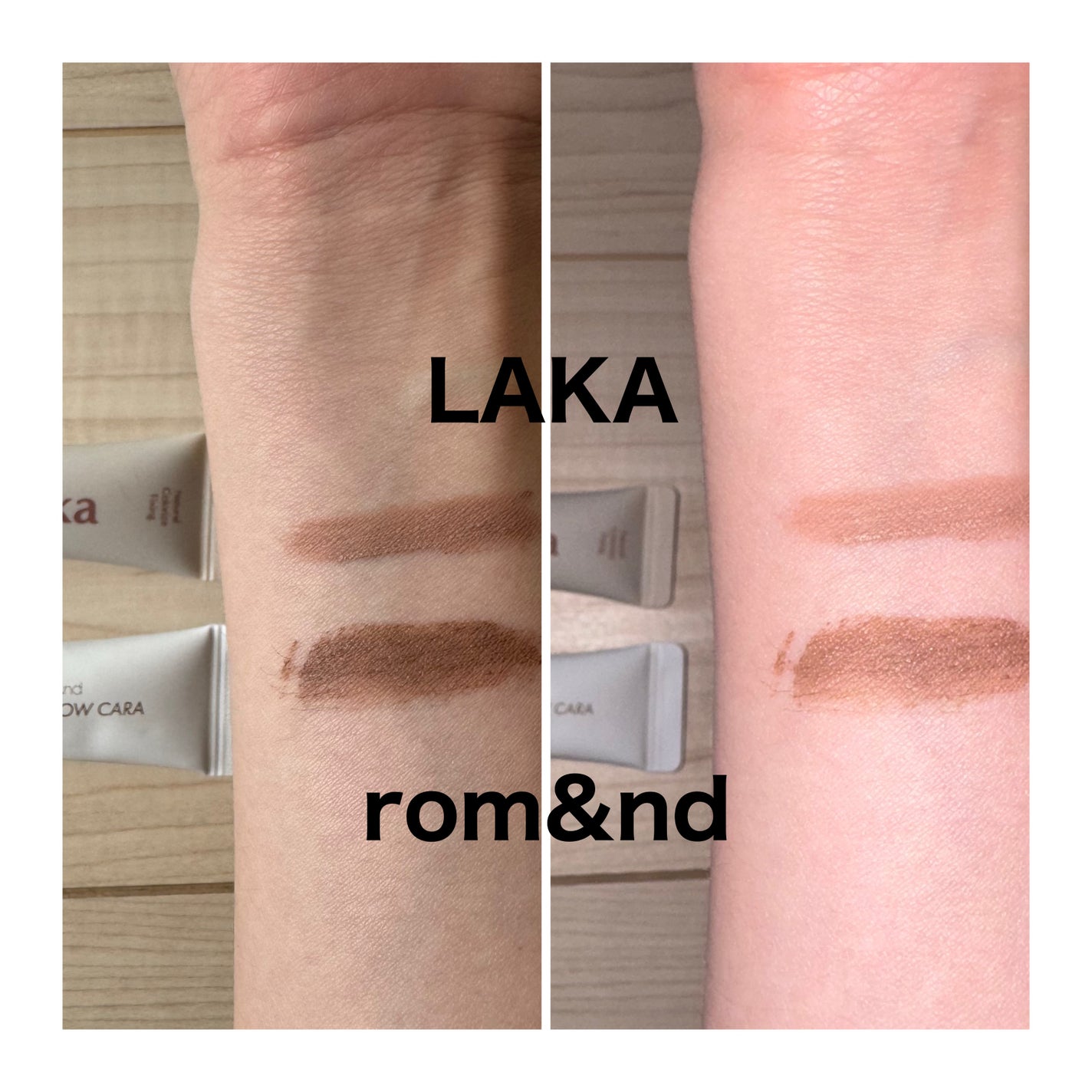 ハンオールブロウカラ/rom&nd/眉マスカラを使ったクチコミ(4枚目)