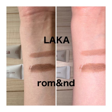 ハンオールブロウカラ/rom&nd/眉マスカラを使ったクチコミ(4枚目)