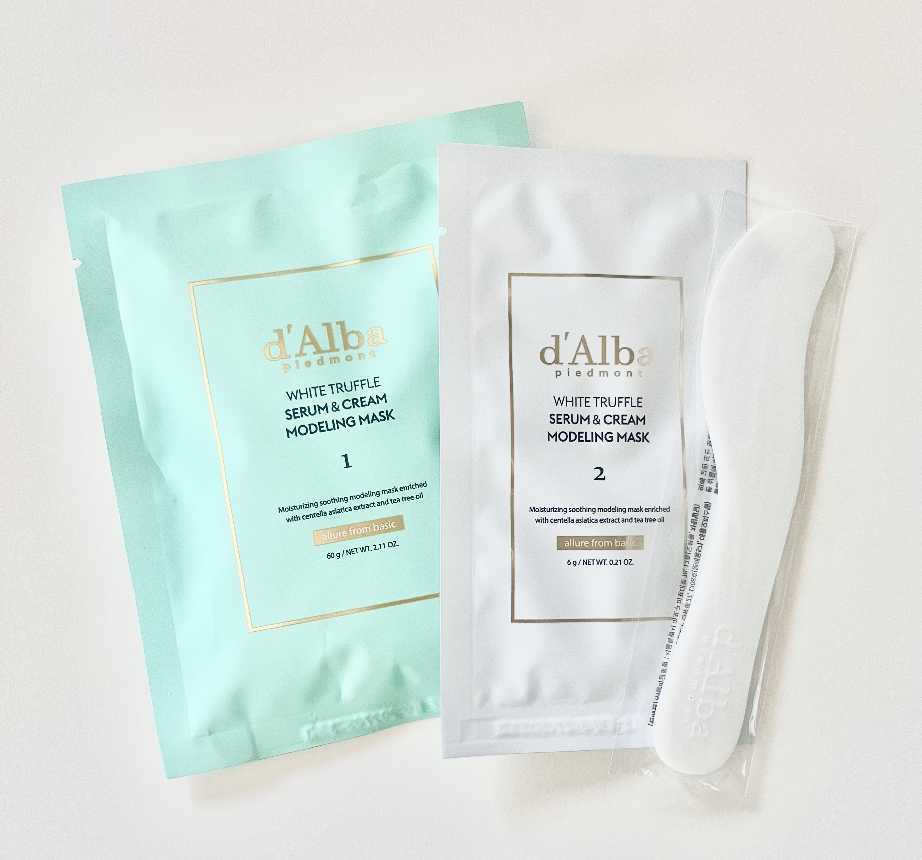 WHITE TRUFFLE SERUM & CREAM MODELING MASK/ダルバ/その他スキンケアを使ったクチコミ（2枚目）