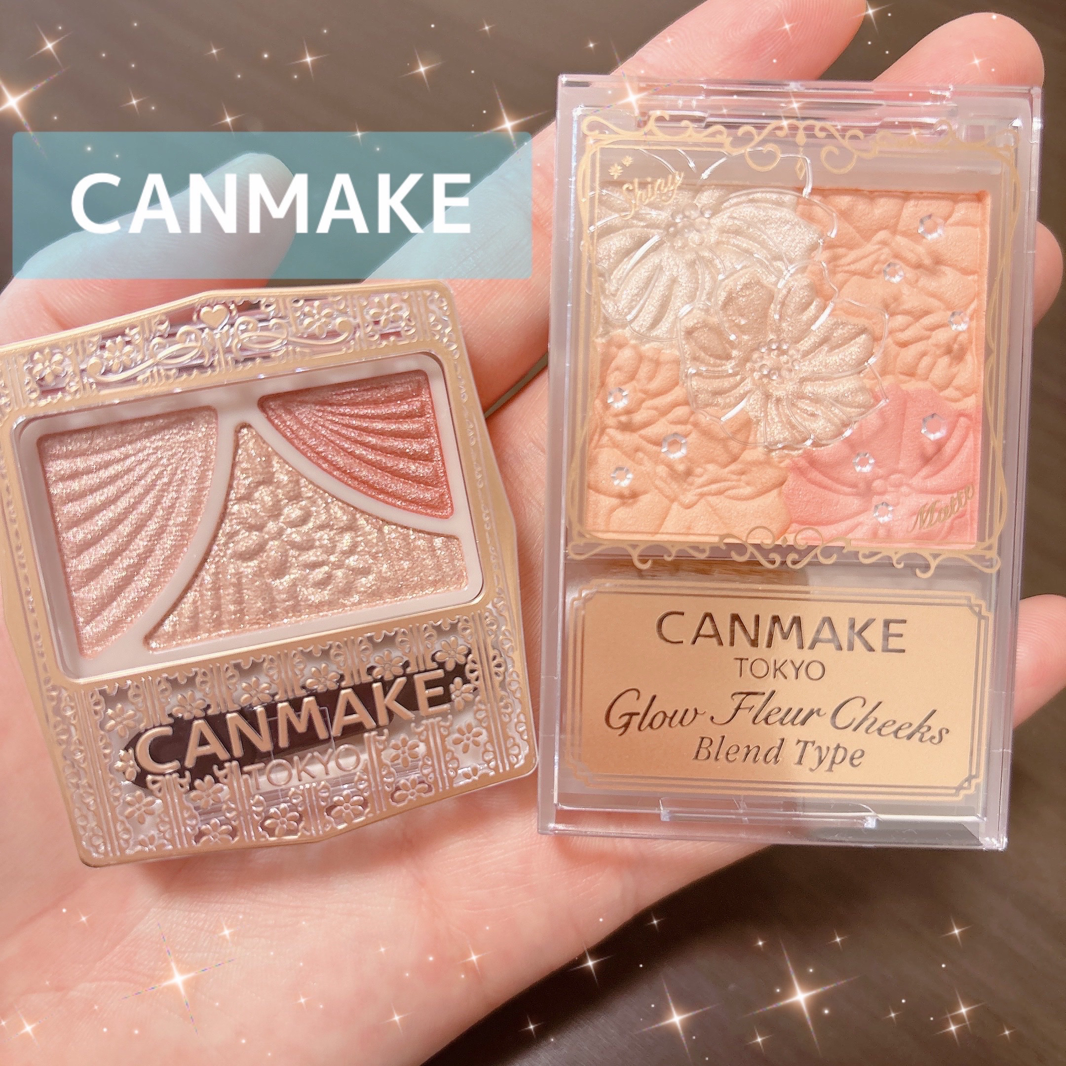 グロウフルールチークス（ブレンドタイプ）/キャンメイク/パウダーチークを使ったクチコミ（1枚目）