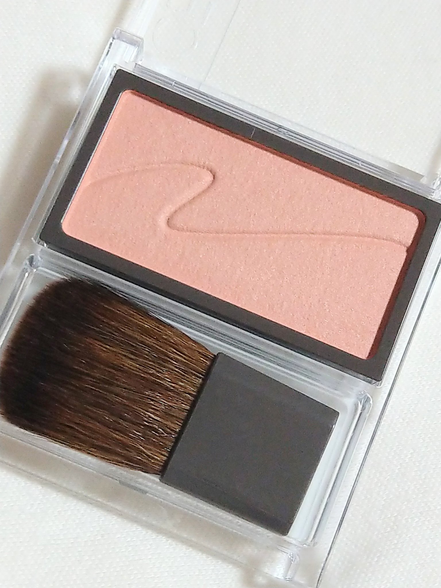 チークブラッシュ/CEZANNE/パウダーチークを使ったクチコミ（2枚目）