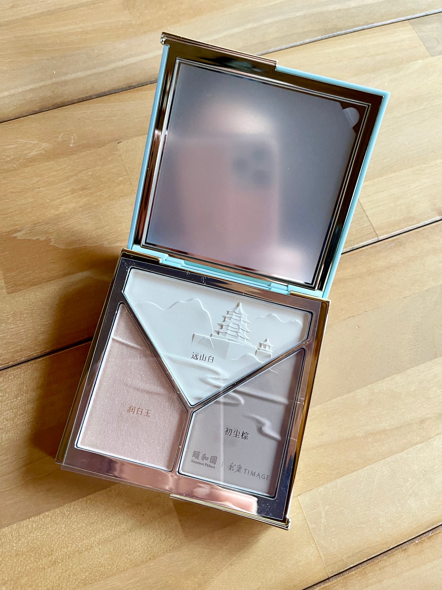 ハイライトシェーディングパレット/TIMAGE/パウダーハイライトを使ったクチコミ(3枚目)