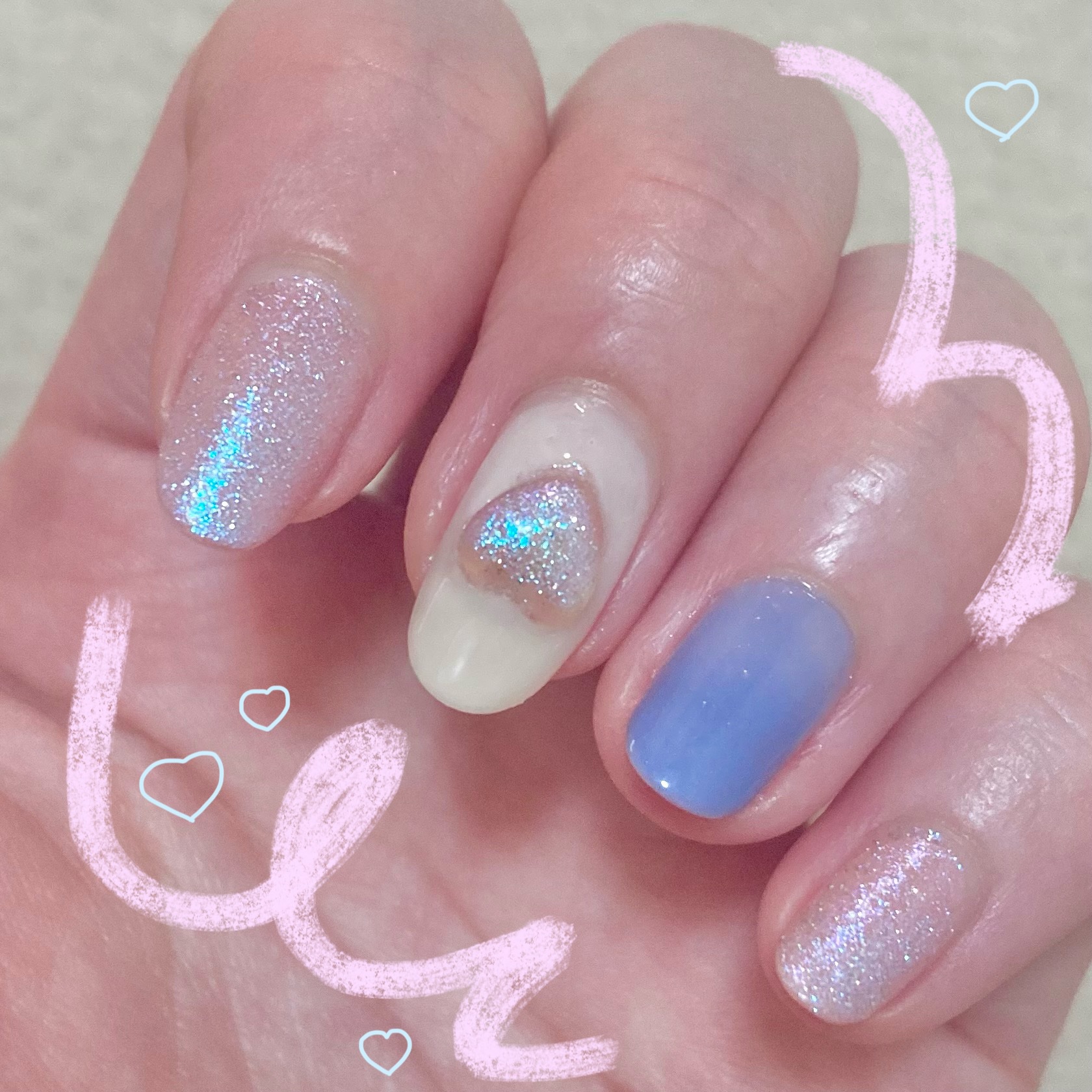 カラフルネイルズ/キャンメイク/マニキュアを使ったクチコミ（1枚目）