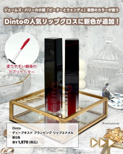 ディープキスド プランピング リップエナメル/Dinto/リップグロスを使ったクチコミ(2枚目)