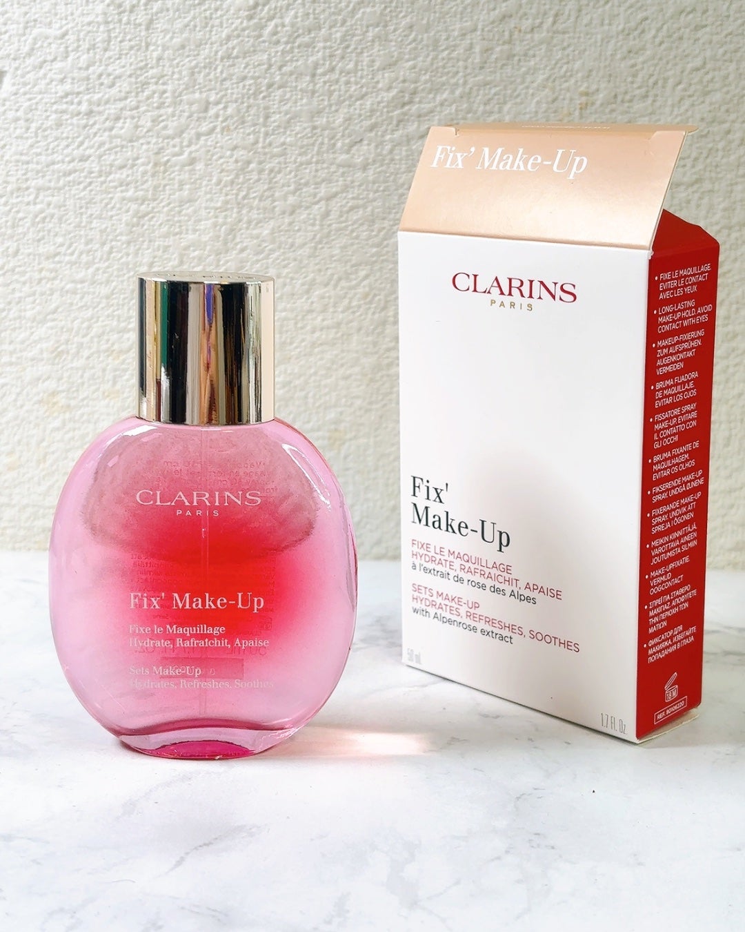 フィックス メイクアップ N/CLARINS/ミスト状化粧水を使ったクチコミ(5枚目)