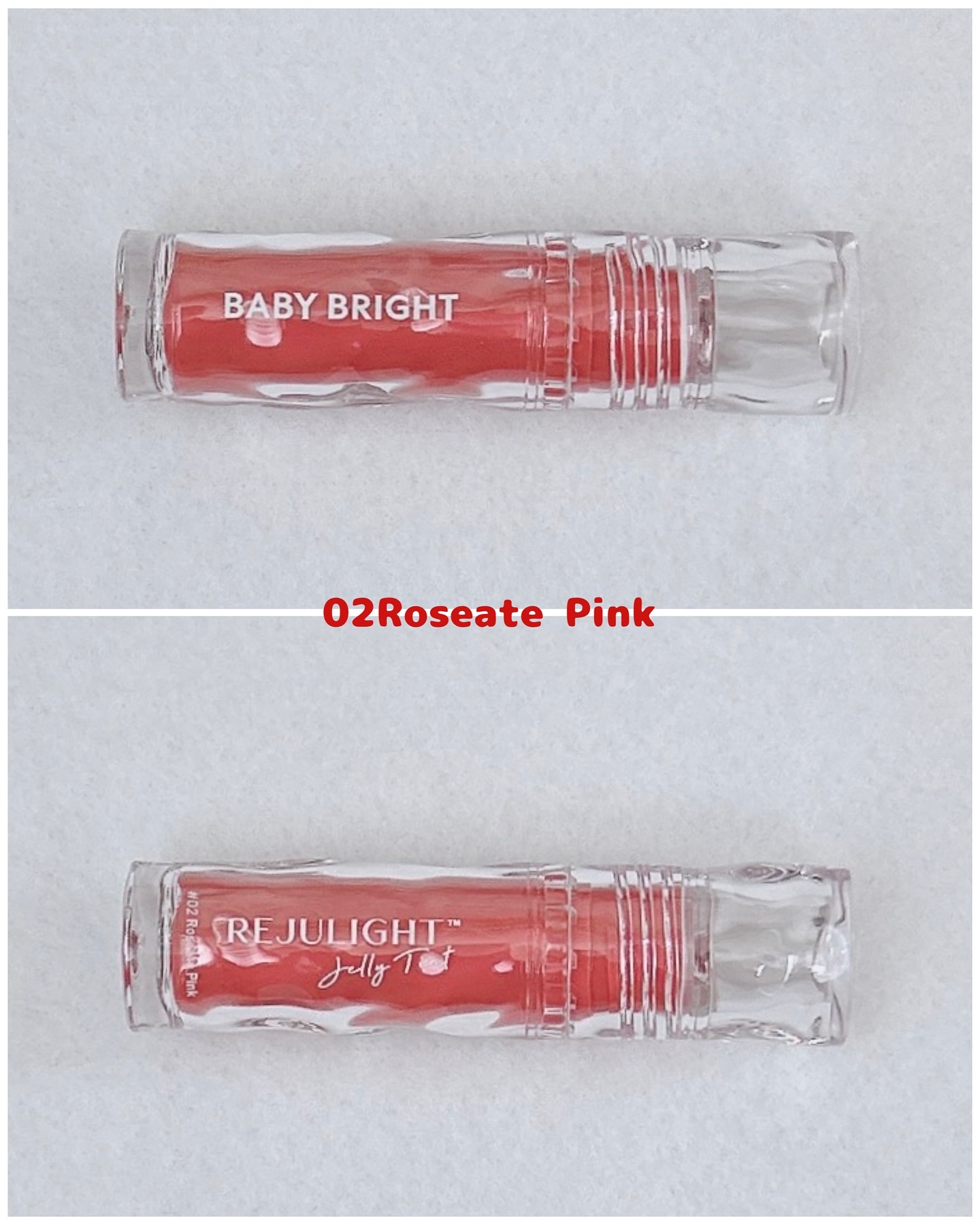BabyBright リジュライト ジェリーティント 02 Roseate Pink/BabyBright/リップティントを使ったクチコミ（3枚目）