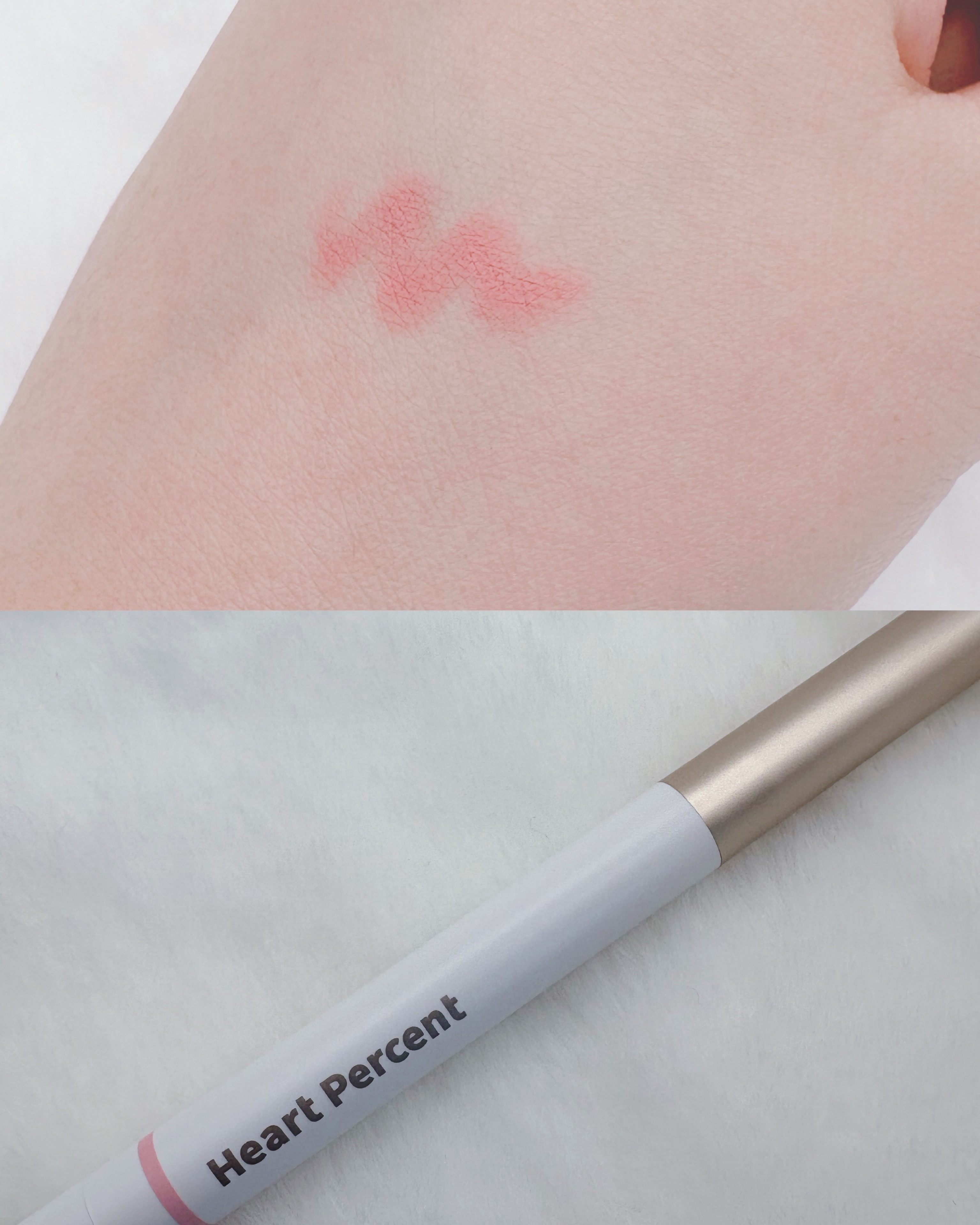 ドットオンムードワンウェイグロイティント/Heart Percent/リップティントを使ったクチコミ（3枚目）