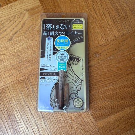 プライムリキッドアイライナー リッチキープ/ヒロインメイク/リキッドアイライナーを使ったクチコミ(1枚目)