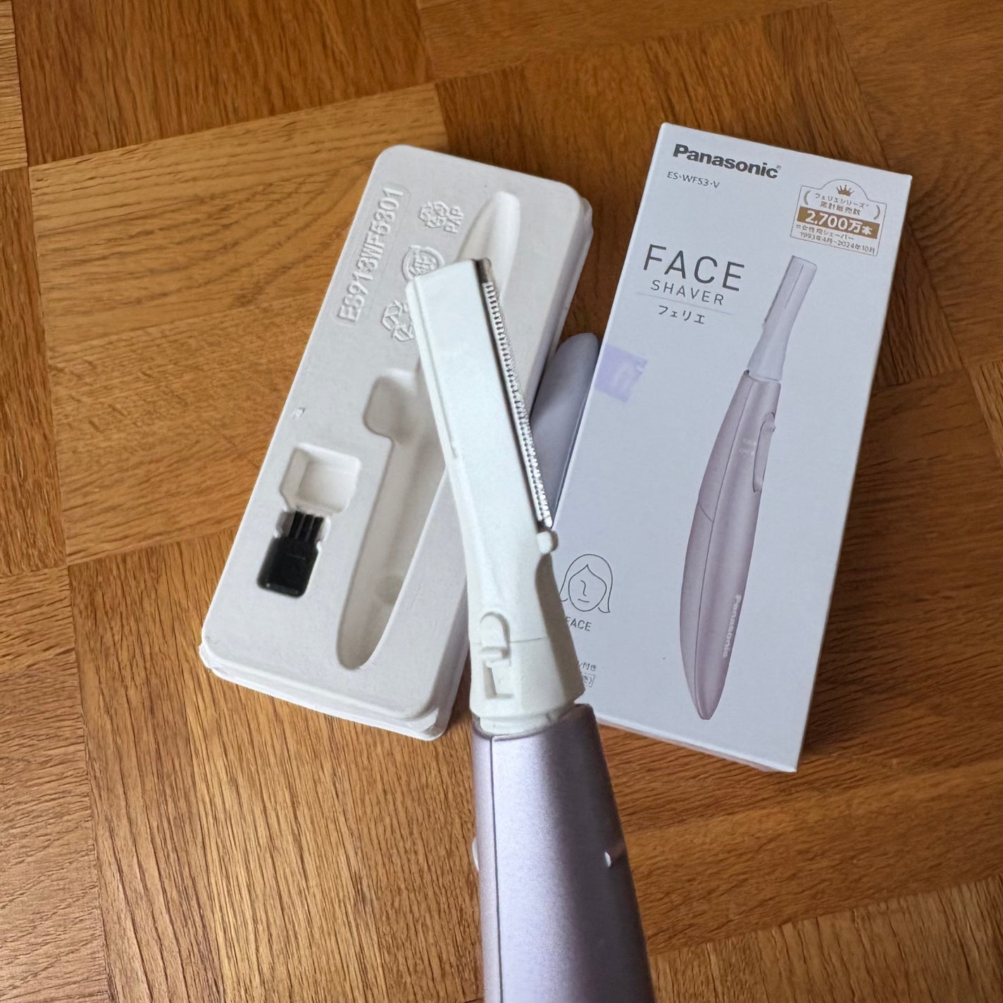 フェリエ フェイス用 ES-WF51/Panasonic/シェーバーを使ったクチコミ(2枚目)