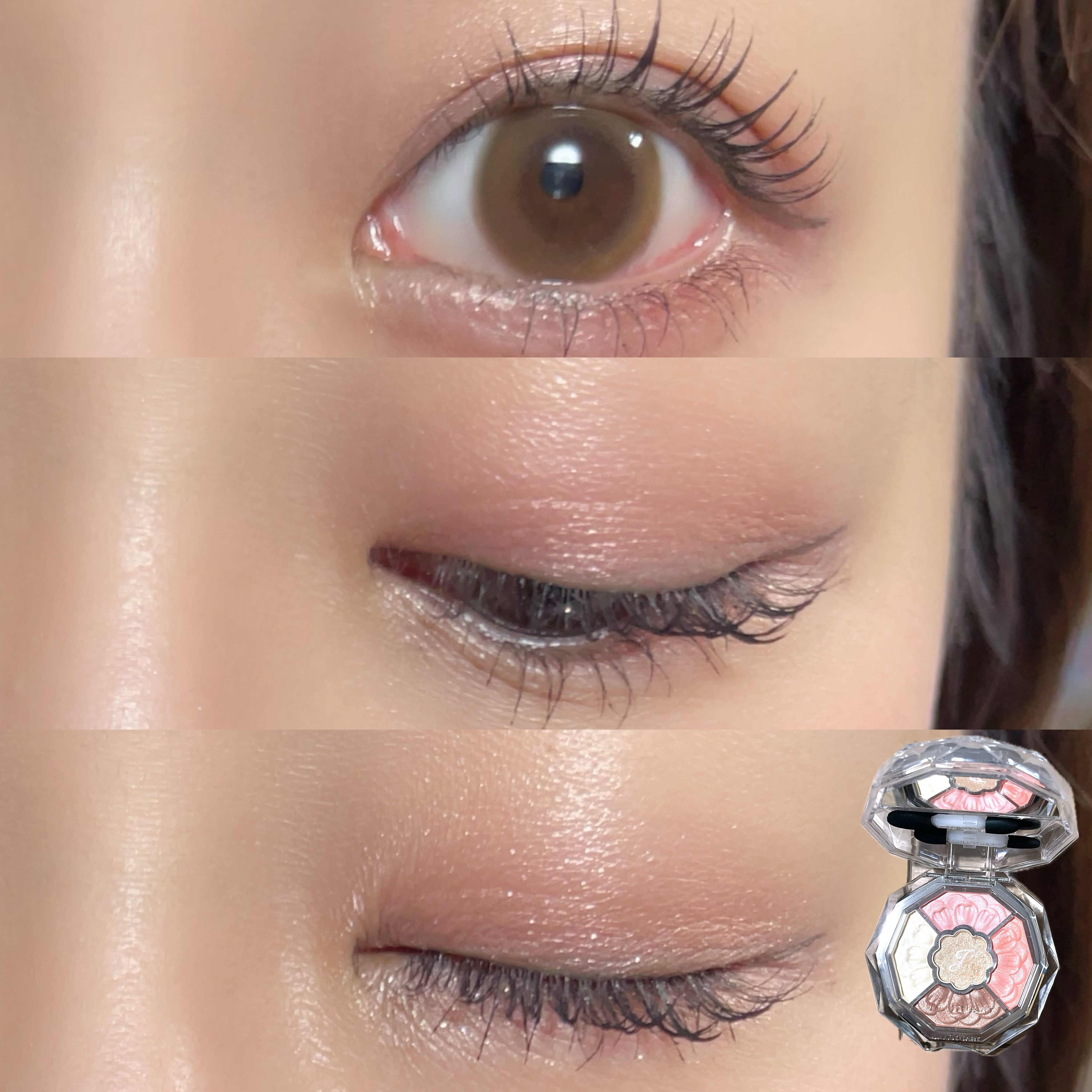 ジルスチュアート ブルームクチュール アイズ　ジュエルドブーケ/JILL STUART/アイシャドウパレットを使ったクチコミ（2枚目）