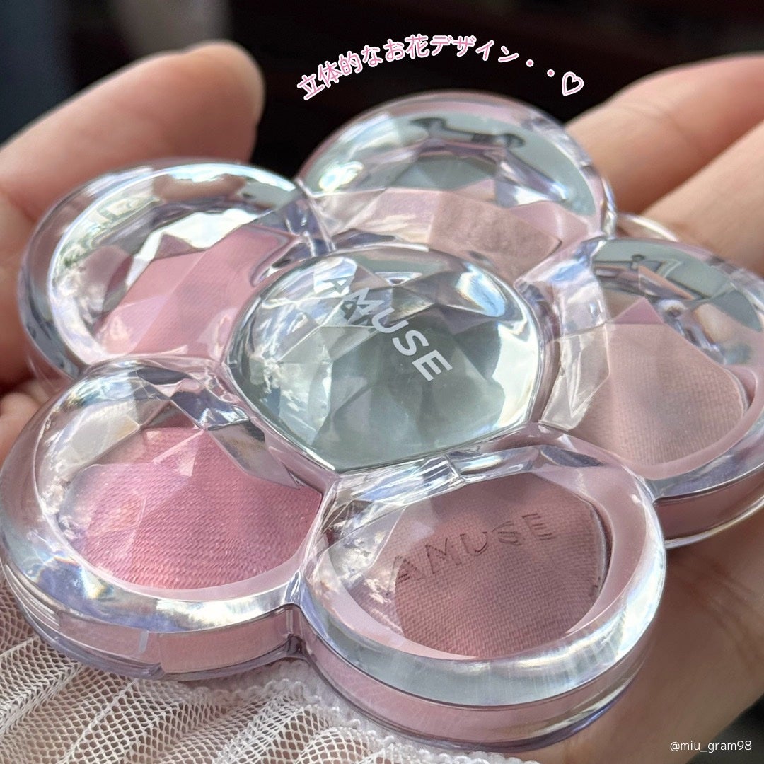 フローラアイパレット/AMUSE/アイシャドウを使ったクチコミ(3枚目)