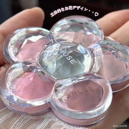 フローラアイパレット/AMUSE/アイシャドウを使ったクチコミ(3枚目)