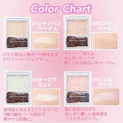 パールグロウハイライト/CEZANNE/パウダーハイライトを使ったクチコミ(5枚目)