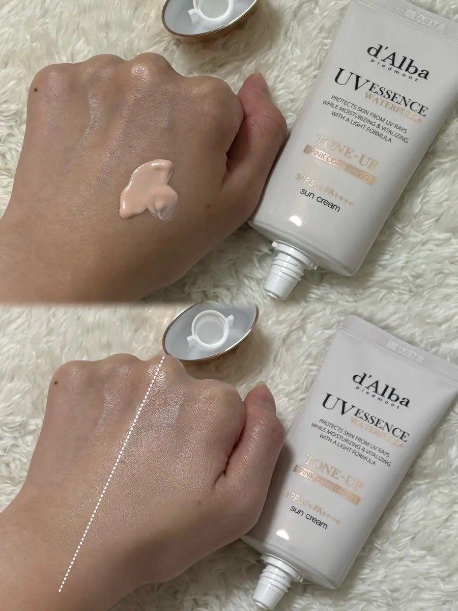 ウォータフルトーンアップサンクリーム/ダルバ/日焼け止めクリームを使ったクチコミ(2枚目)