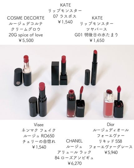 ケイト リップモンスター/KATE/口紅を使ったクチコミ(3枚目)