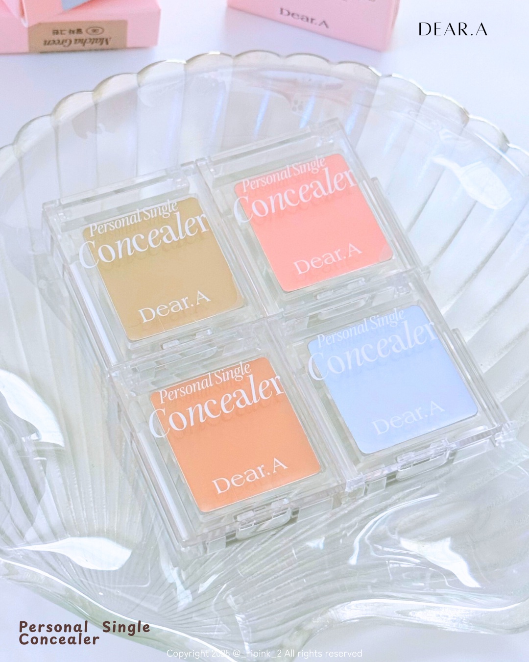 パーソナルシングルコンシーラー/Dear.A/パレットコンシーラーを使ったクチコミ（2枚目）