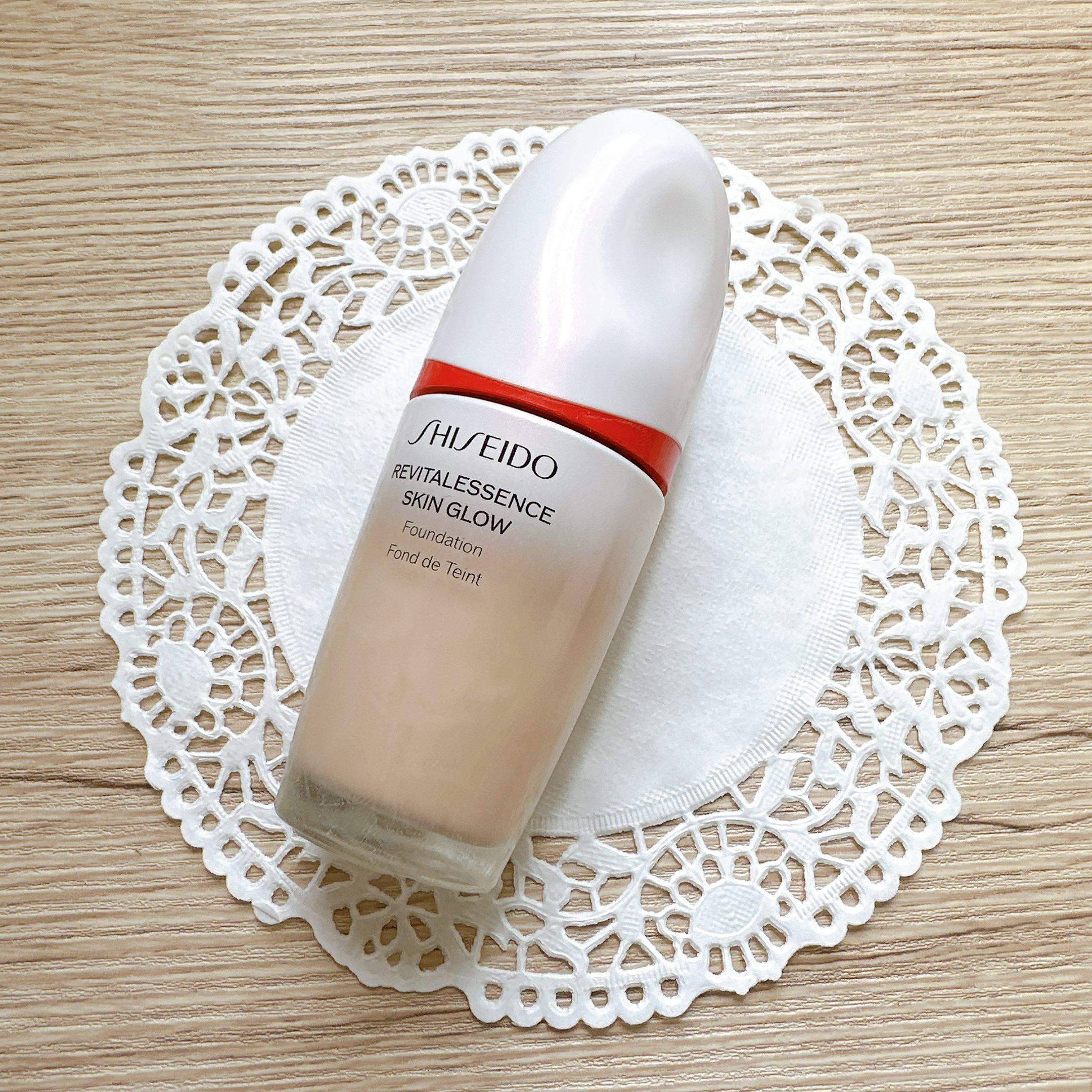 エッセンス スキングロウ ファンデーション 240 Quartz/SHISEIDO/リキッドファンデーションを使ったクチコミ（2枚目）