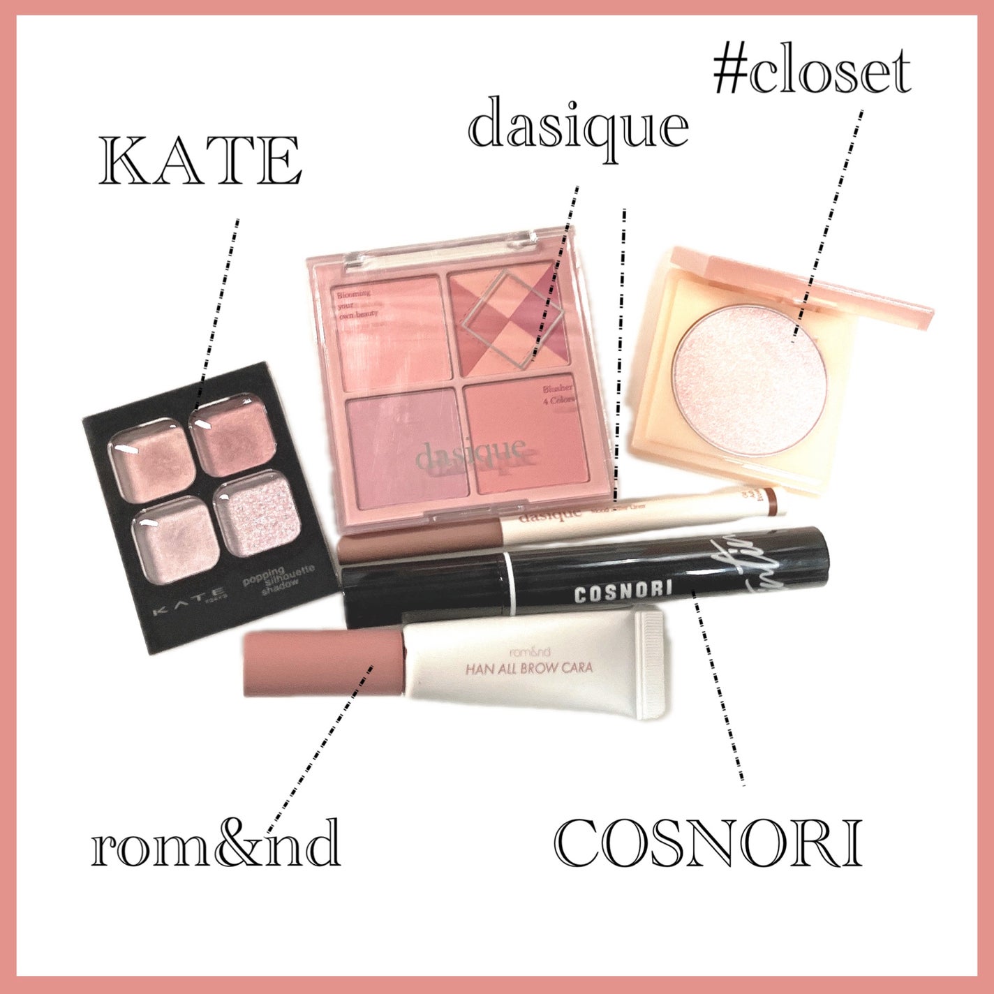 ブレンディングムードチーク/dasique/パウダーチークを使ったクチコミ(2枚目)