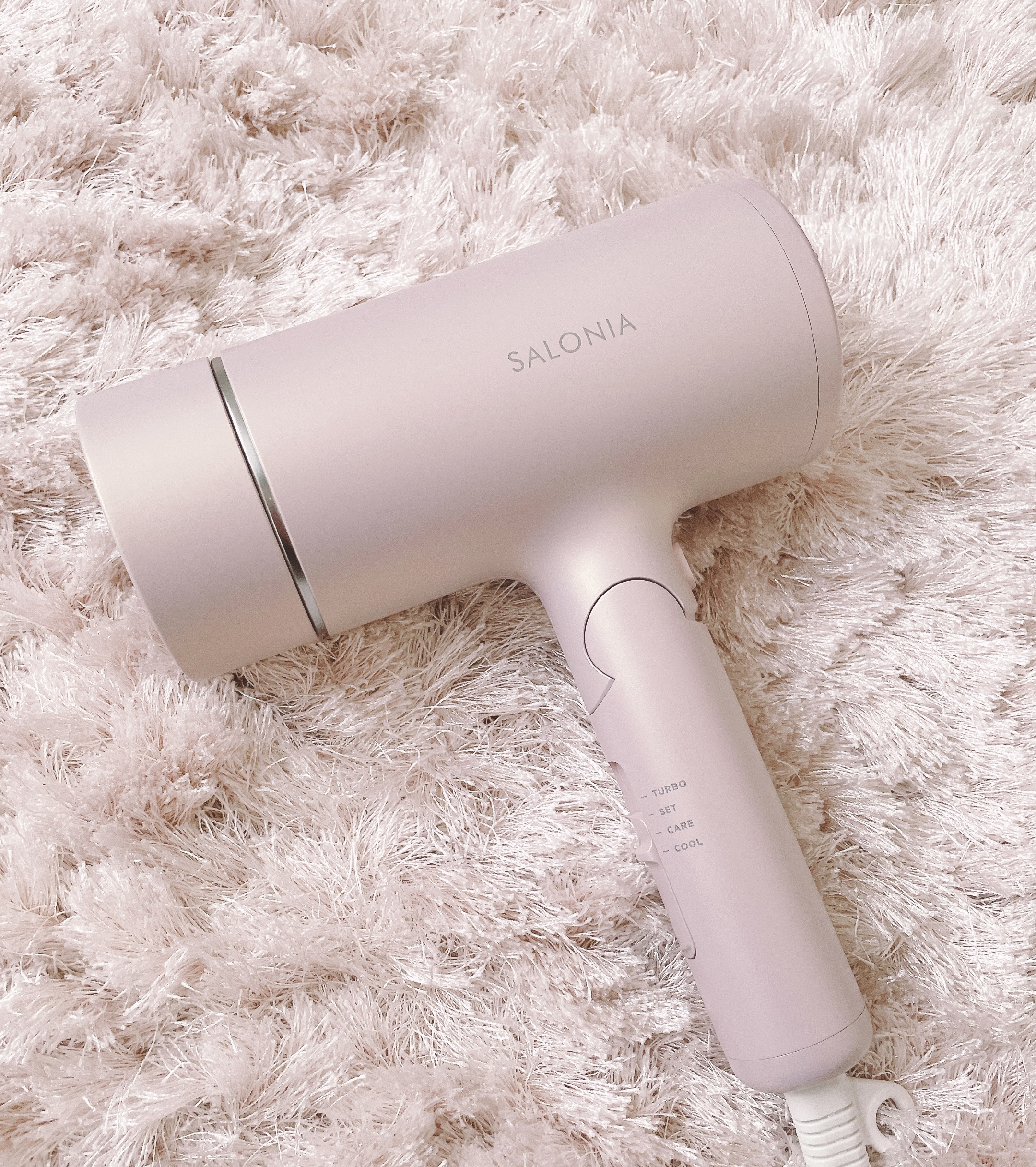 グロッシーケアドライヤー ピンク/SALONIA/ドライヤーを使ったクチコミ（1枚目）