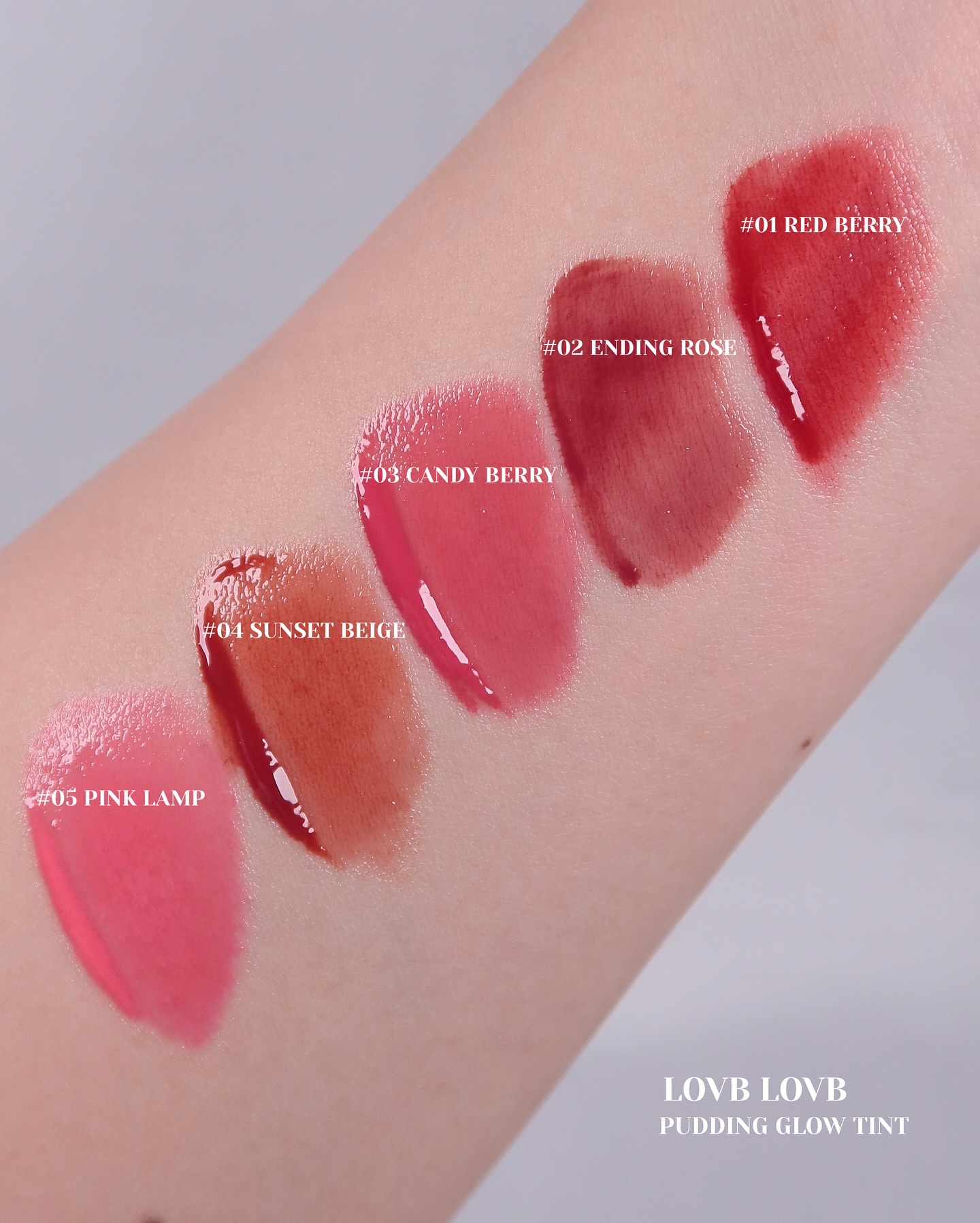 Pudding Glow Tint #04 サンセットベージュ/LOVBLOVB/口紅を使ったクチコミ（2枚目）