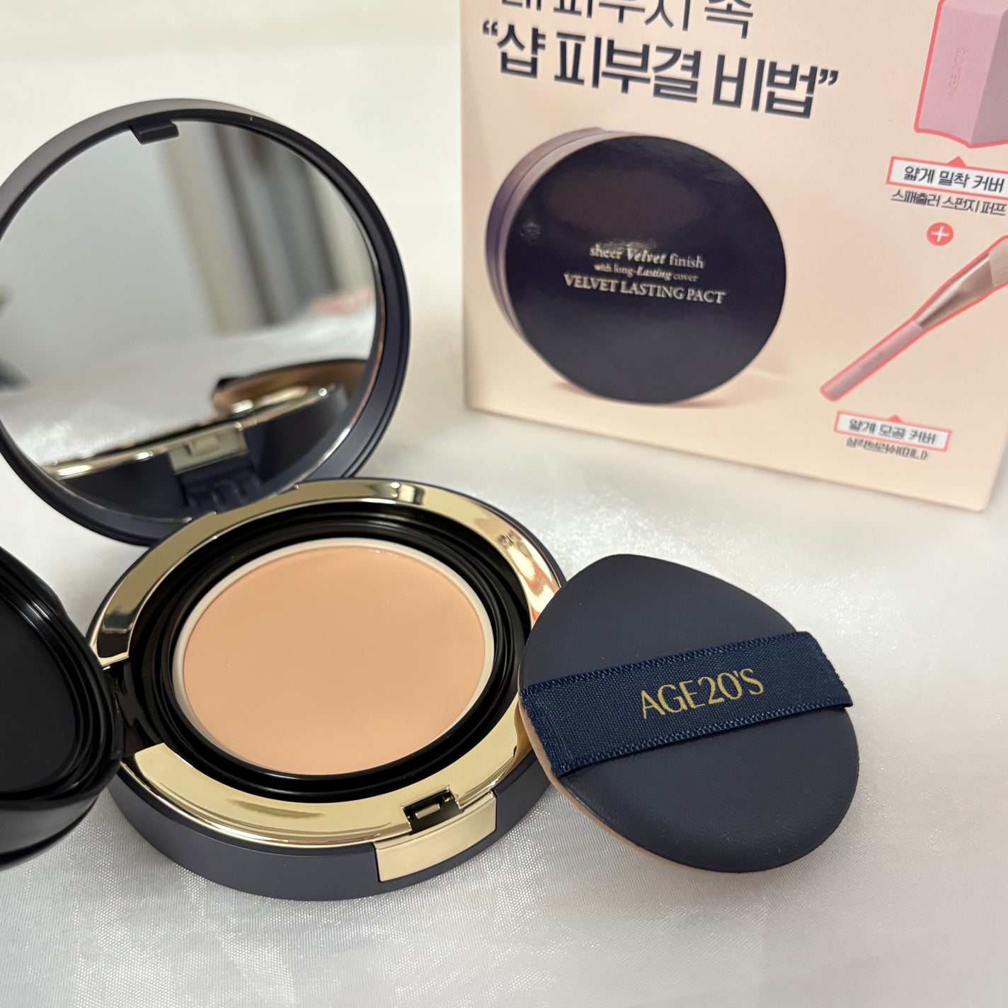 ヴェルヴェットラスティングパクト/AGE20’s/その他ファンデーションを使ったクチコミ(3枚目)