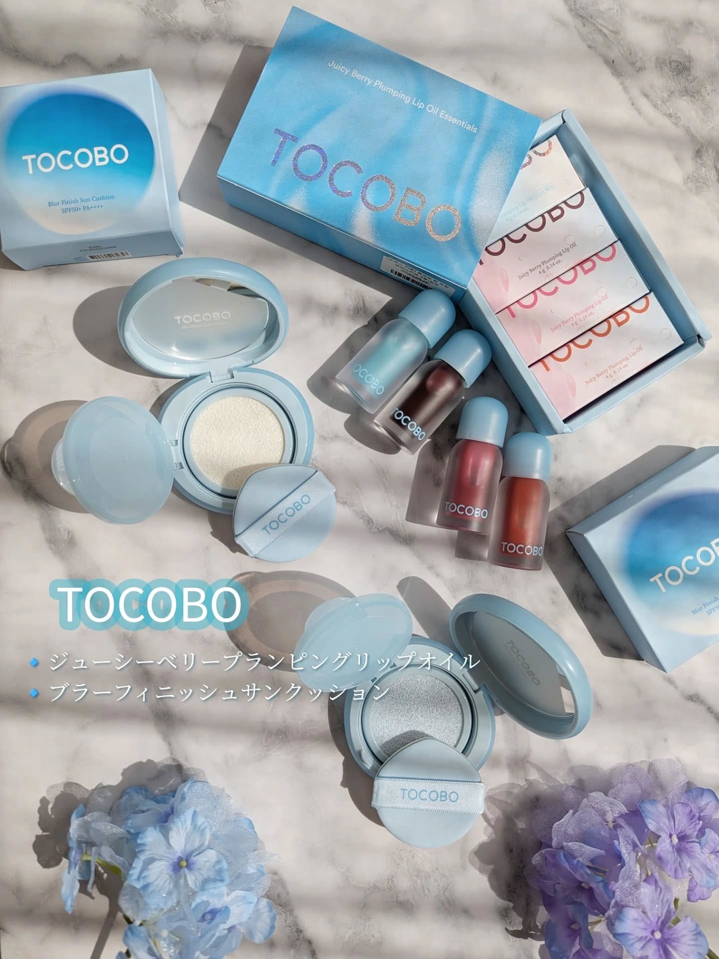 ブラーフィニッシュサンクッション/TOCOBO/日焼け止めパウダーを使ったクチコミ（1枚目）