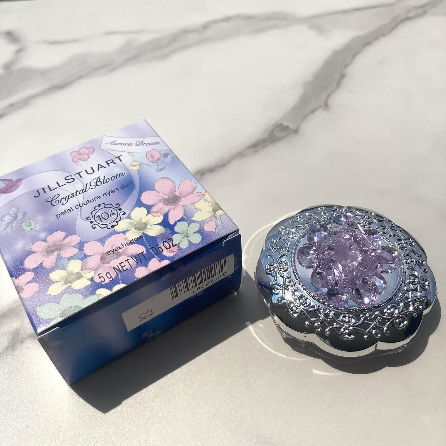 ジルスチュアート クリスタルブルーム ペタルクチュールアイズ デュオ/JILL STUART/アイシャドウパレットを使ったクチコミ(7枚目)