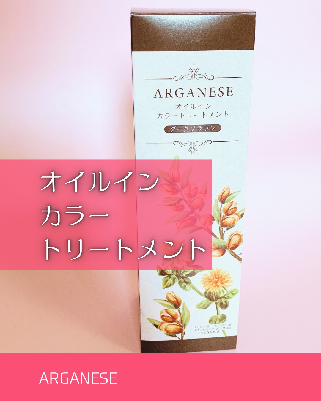 アルガネーゼ オイルインカラートリートメント/ウィルミナ/ヘアカラーを使ったクチコミ（1枚目）