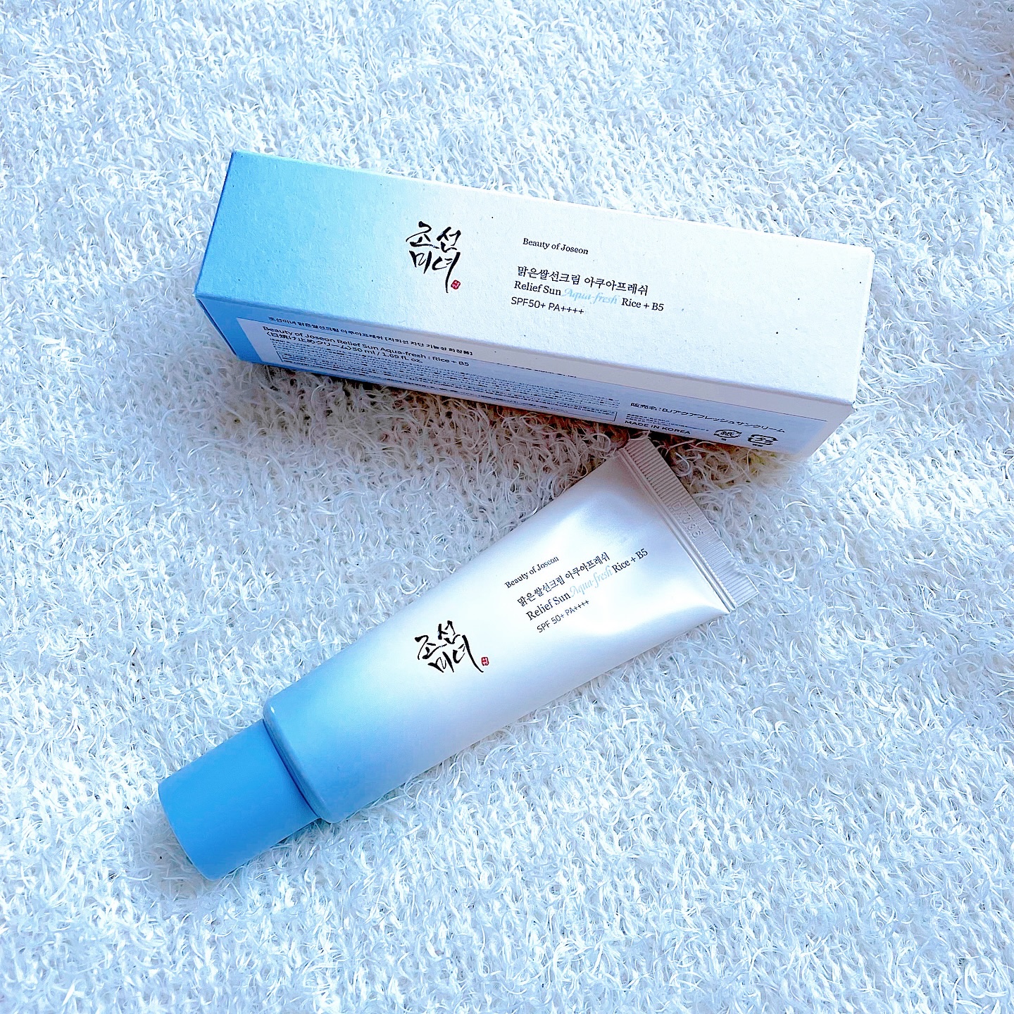 米アクアフレッシュサンクリーム/Beauty of Joseon/日焼け止めクリームを使ったクチコミ（2枚目）