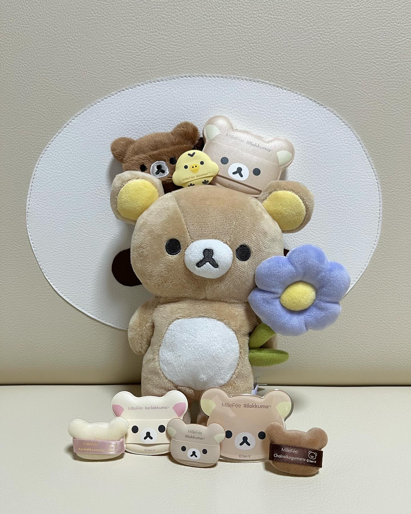 リラックマパフシリーズ コンプリートBOX/MilleFée/その他キットセットを使ったクチコミ（3枚目）