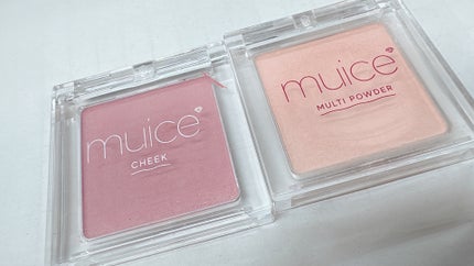 ぽわんチーク/muice/パウダーチークを使ったクチコミ(1枚目)