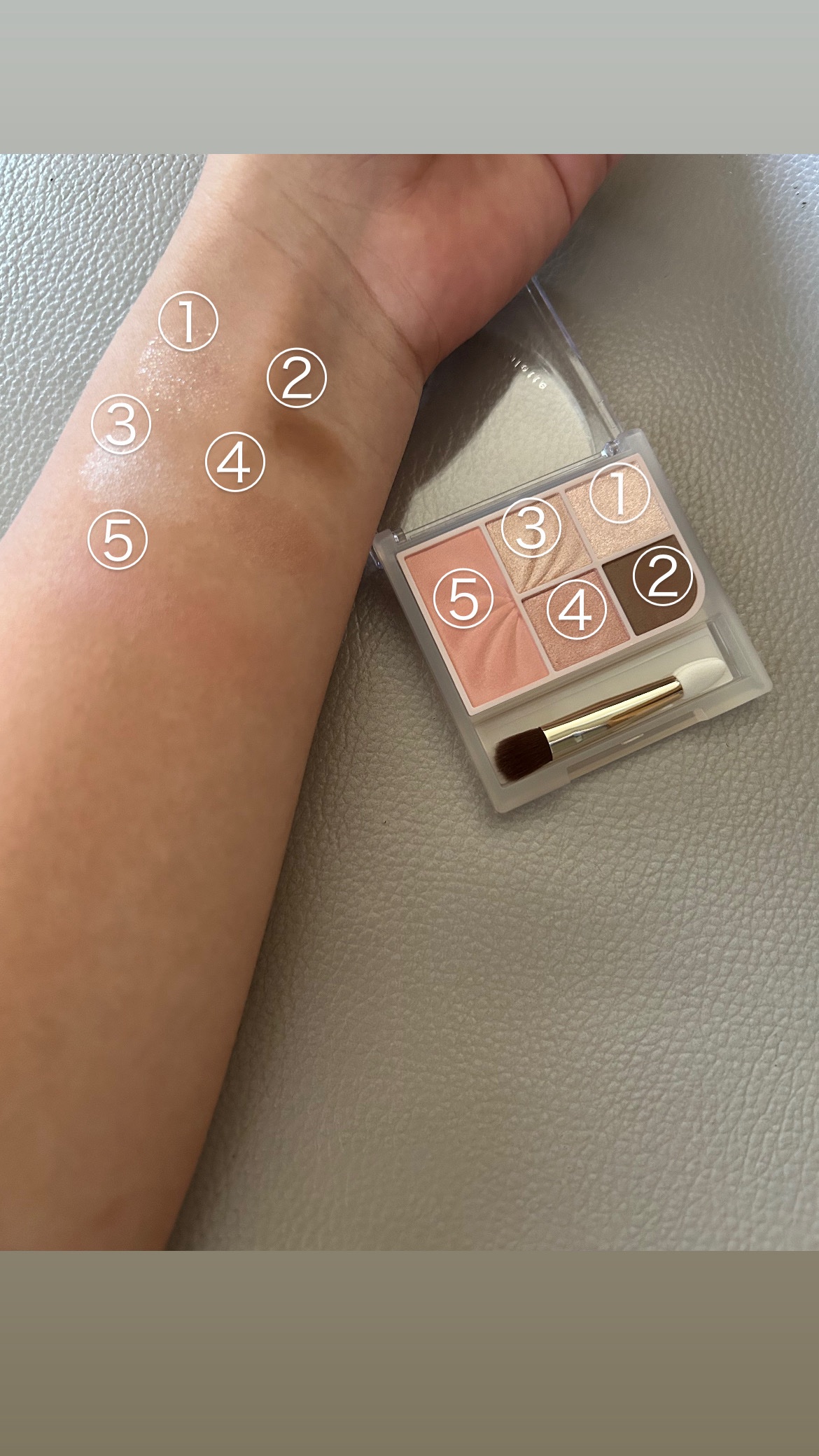 フェイスアイパレット/CEZANNE/アイシャドウを使ったクチコミ（2枚目）