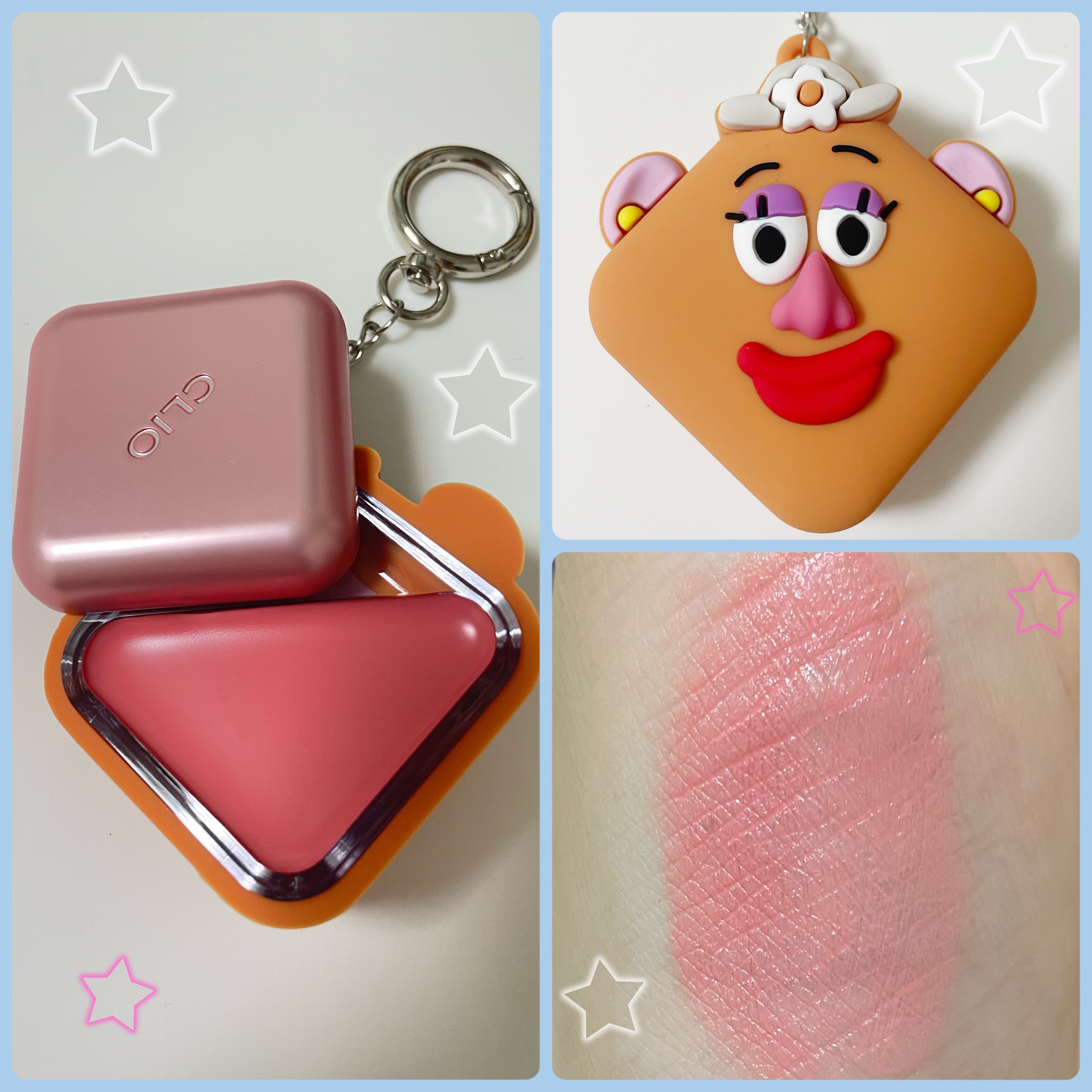 エッセンシャルリップチークタップブラー 02 START BLUSH（スタートブラッシュ）/CLIO/ジェル・クリームチークを使ったクチコミ（2枚目）