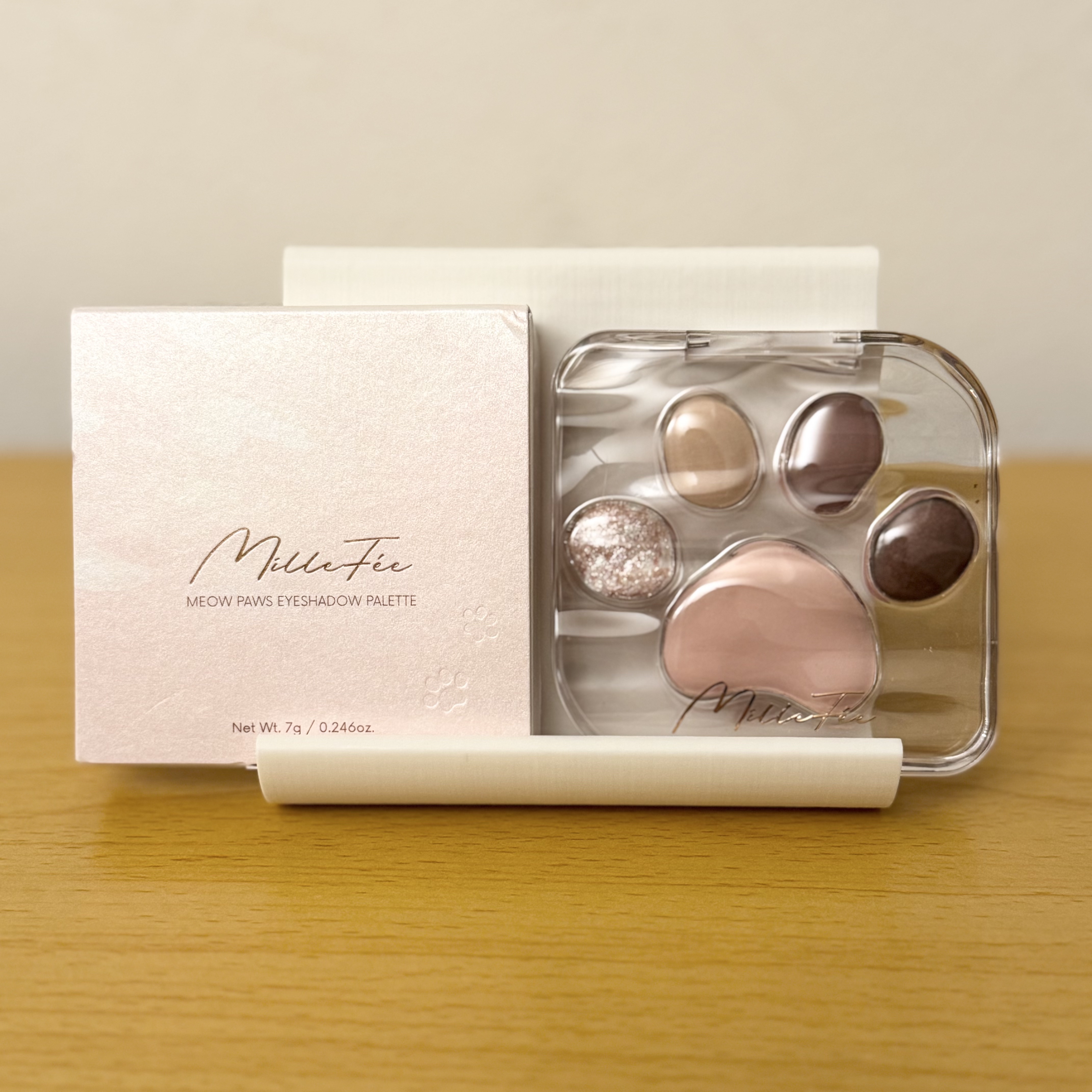 ミャオパウズアイシャドウパレット/MilleFée/アイシャドウパレットを使ったクチコミ（1枚目）