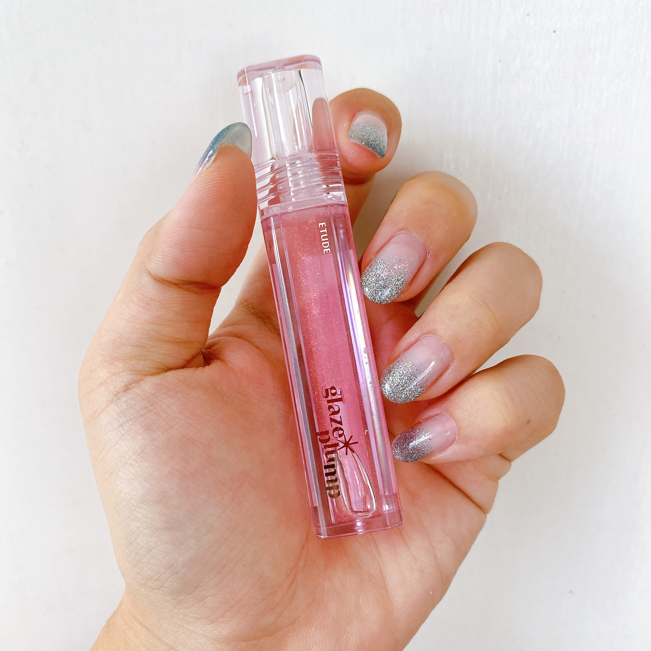 グレーズ プランパーグロス スパークリングブルー/ETUDE/リッププランパーを使ったクチコミ（1枚目）