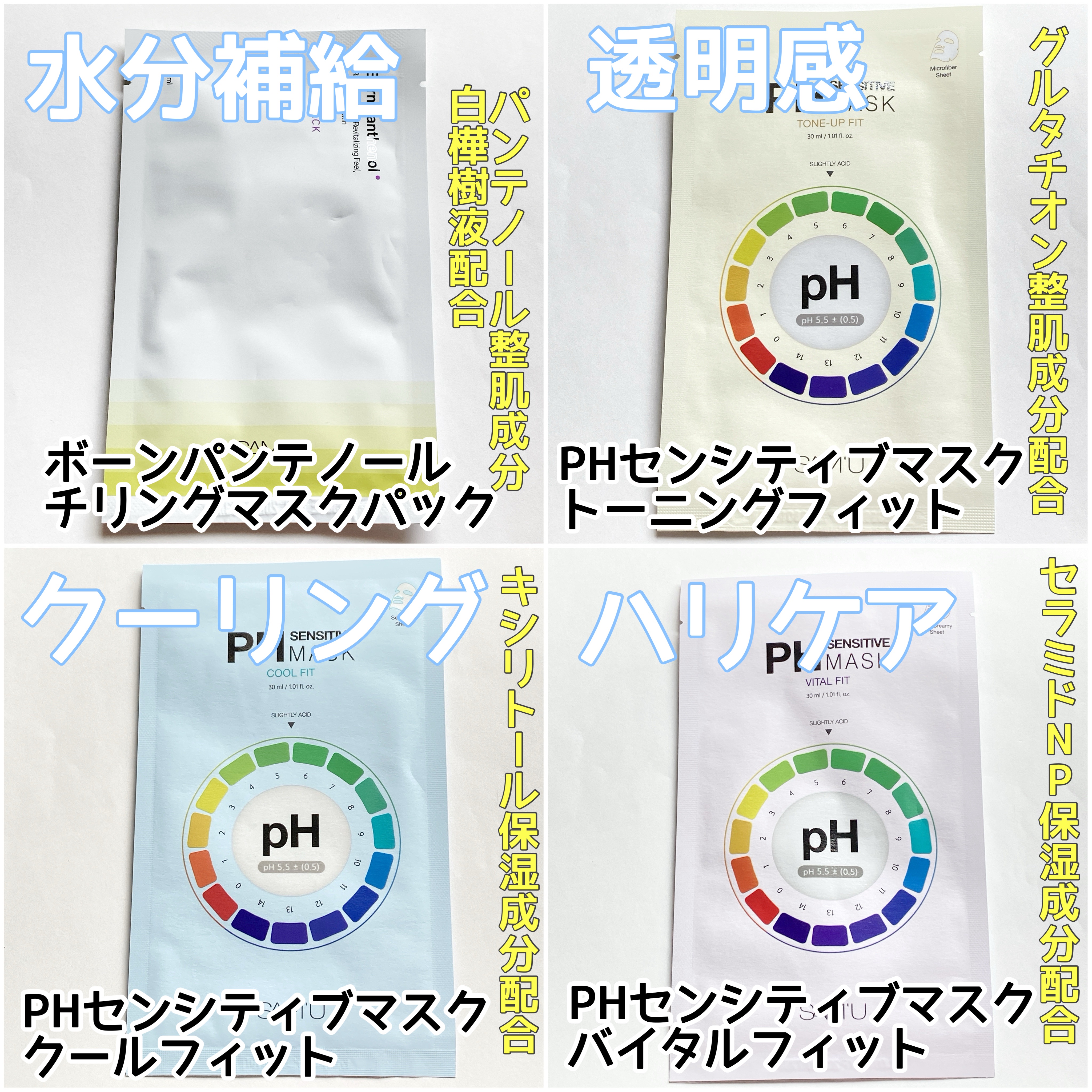 PHセンシティブマスク トーニングフィット/SAM'U/シートマスク・パックを使ったクチコミ（2枚目）