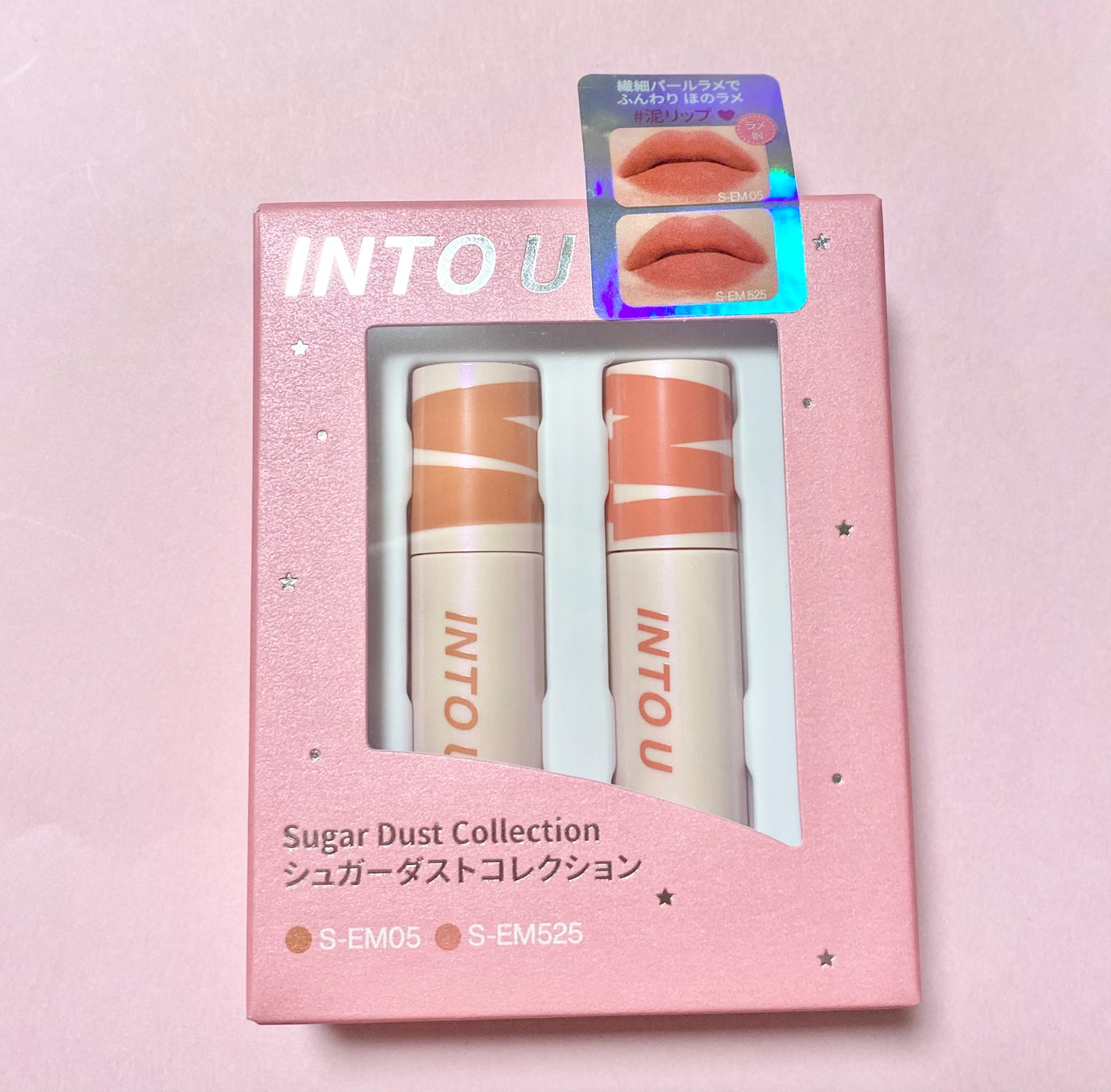 スーパーマットリップ&チークマッド/INTO U/口紅を使ったクチコミ(1枚目)