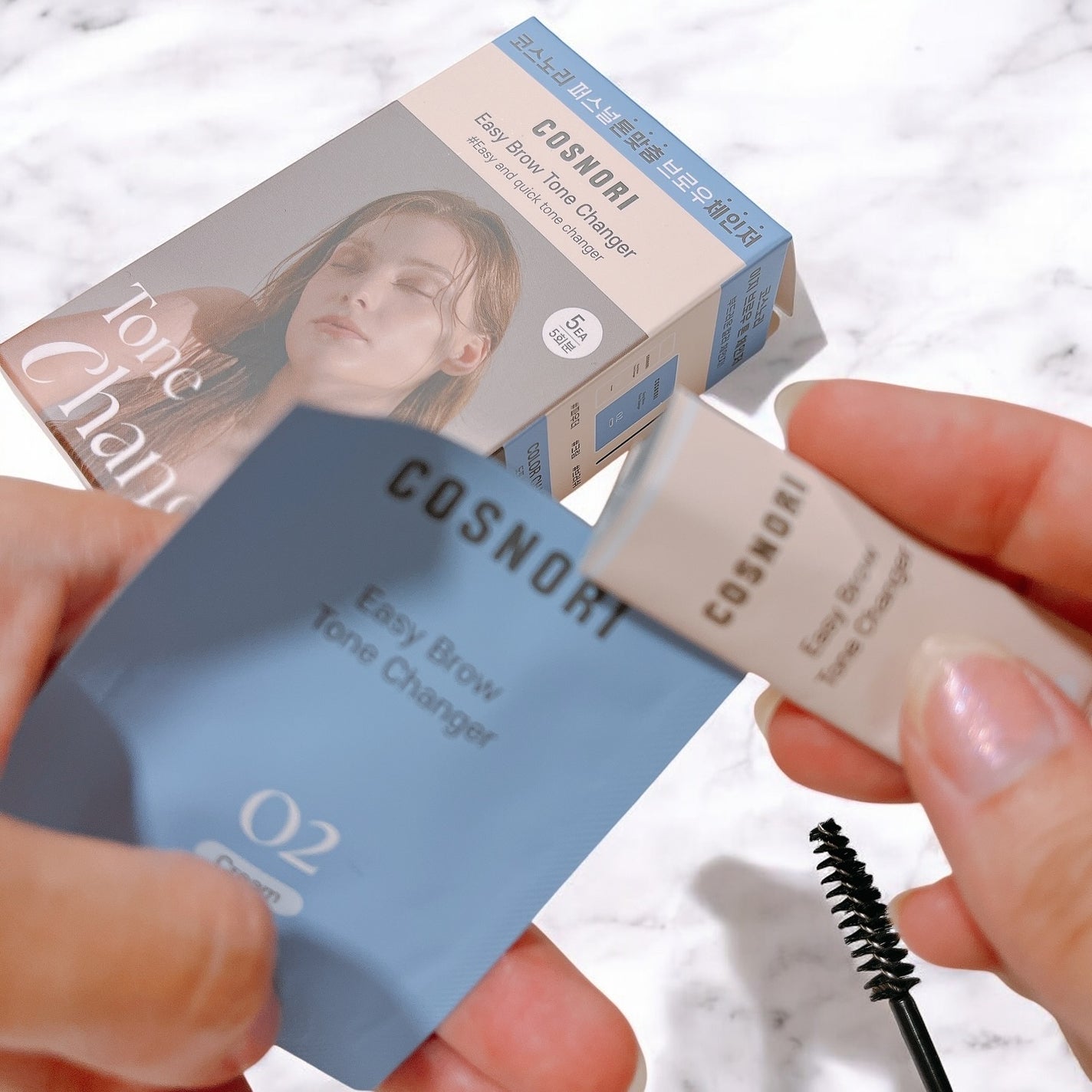 イージーブロウトーンチェンジャー/COSNORI/その他アイブロウを使ったクチコミ(3枚目)