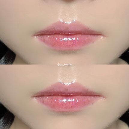 グラスティングカラーグロス/rom&nd/リップグロスを使ったクチコミ(3枚目)