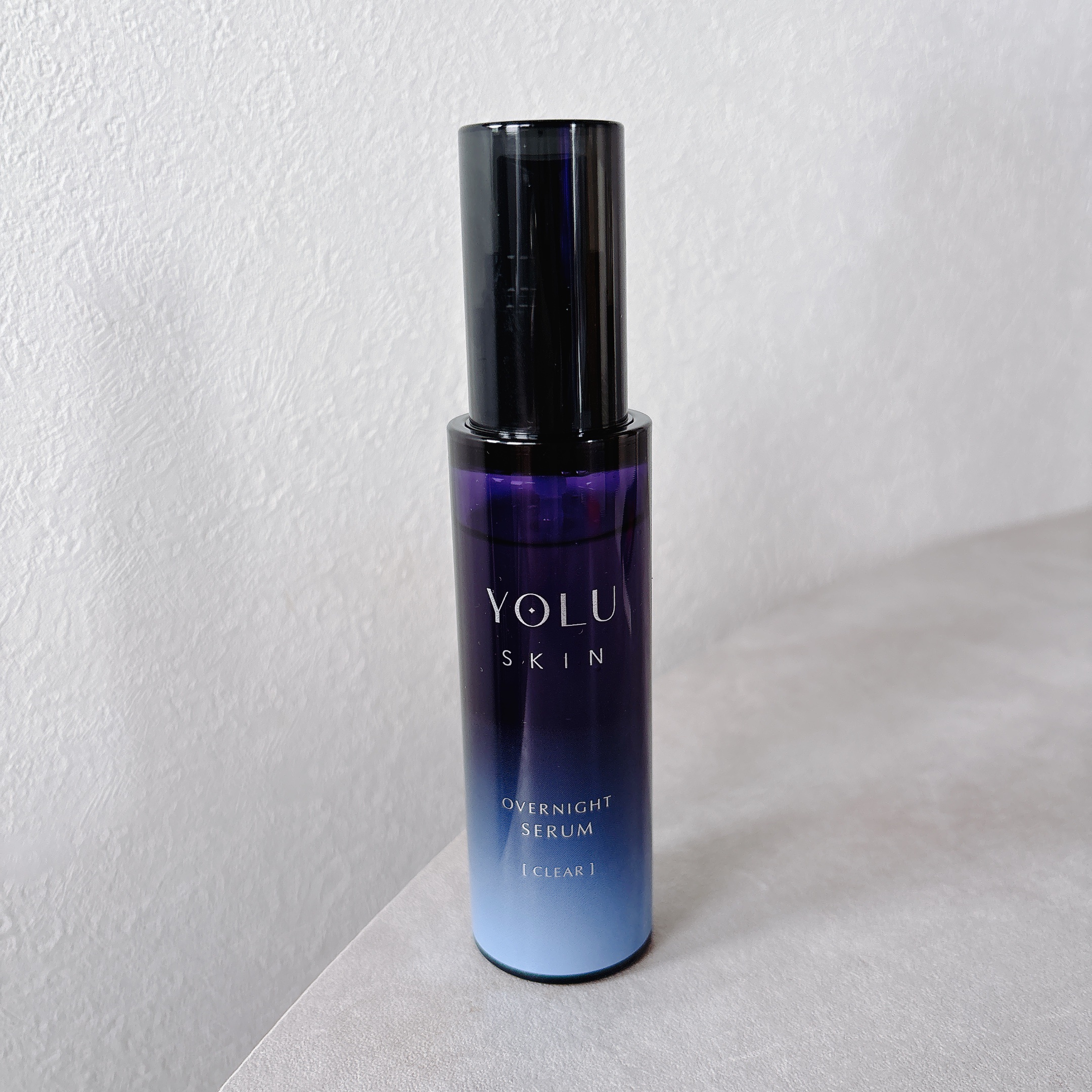 #PR YOLUのオーバーナイトセラム クリアを頂いて使ってみました！

YOLUのシャンプートリートメントの使い心地が好きで美容液も楽しみにしてた！

洗顔後すぐの肌につけるセラムで
寝てる間も機能して睡眠中の美を高めてくれるんだって。
