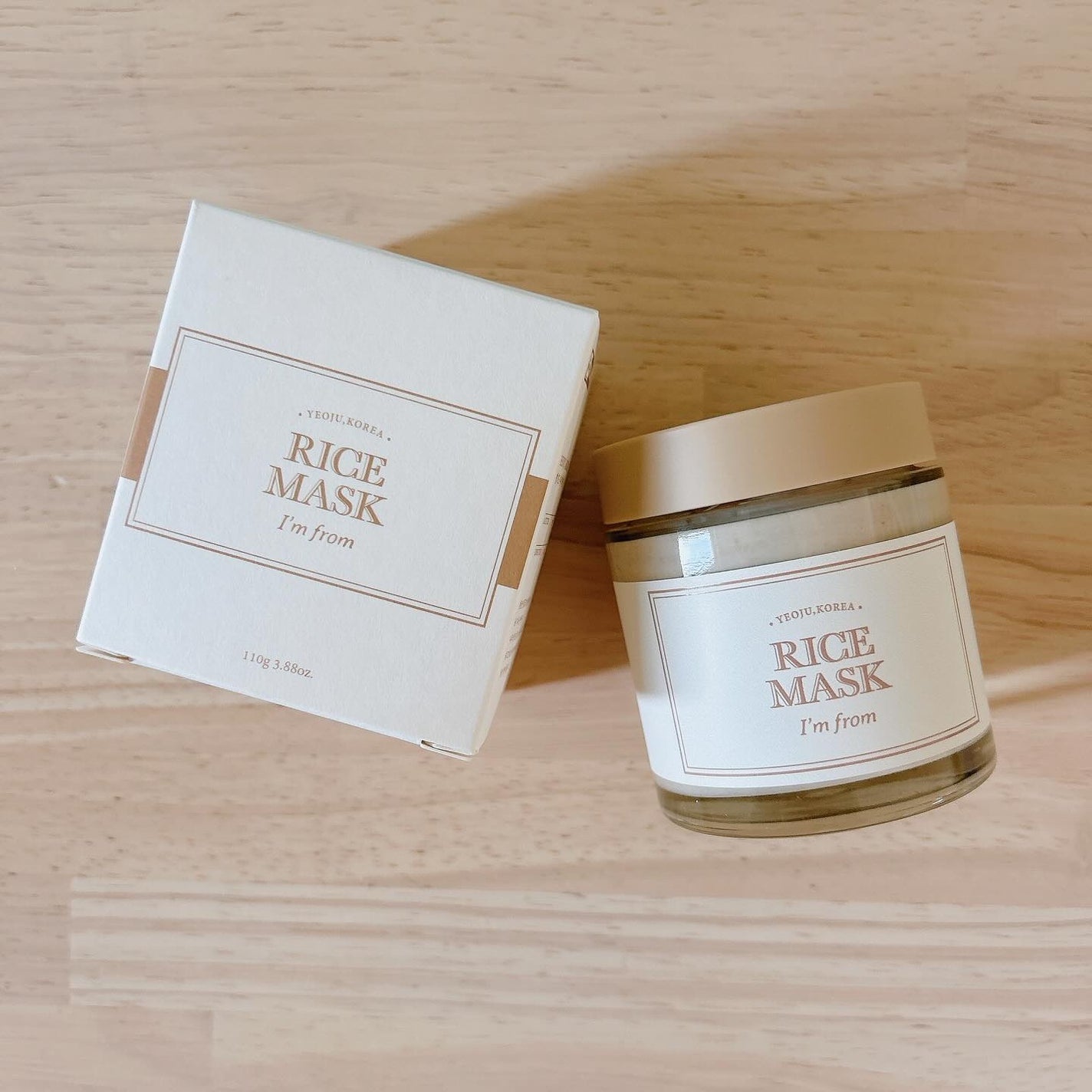 RICE MASK/I'm from/洗い流すパック・マスクを使ったクチコミ(1枚目)