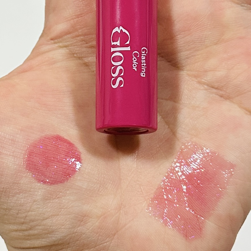 グラスティングカラーグロス/rom&nd/リップグロスを使ったクチコミ（2枚目）