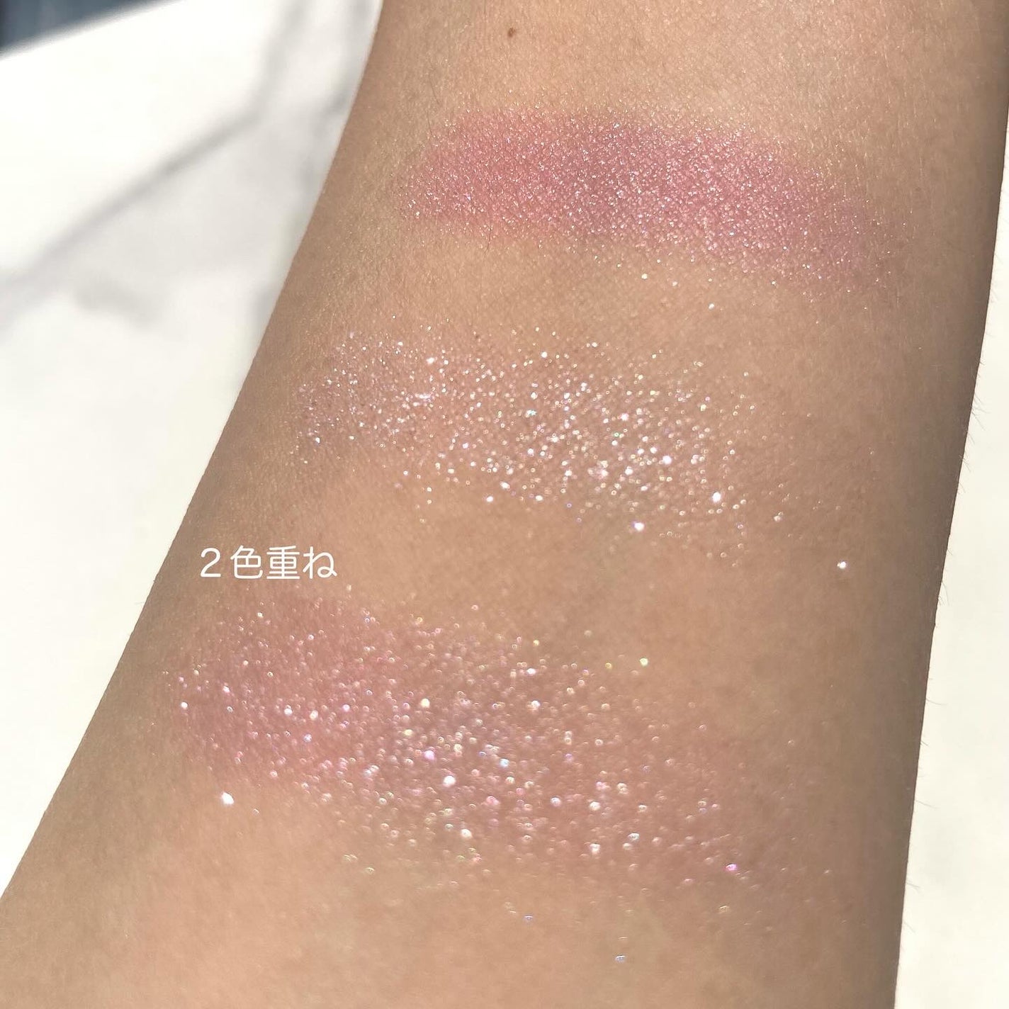 ジルスチュアート クリスタルブルーム ペタルクチュールアイズ デュオ/JILL STUART/アイシャドウパレットを使ったクチコミ(3枚目)