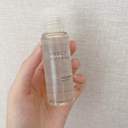 マカデミアナッツオイル/無印良品/フェイスオイルを使ったクチコミ(1枚目)
