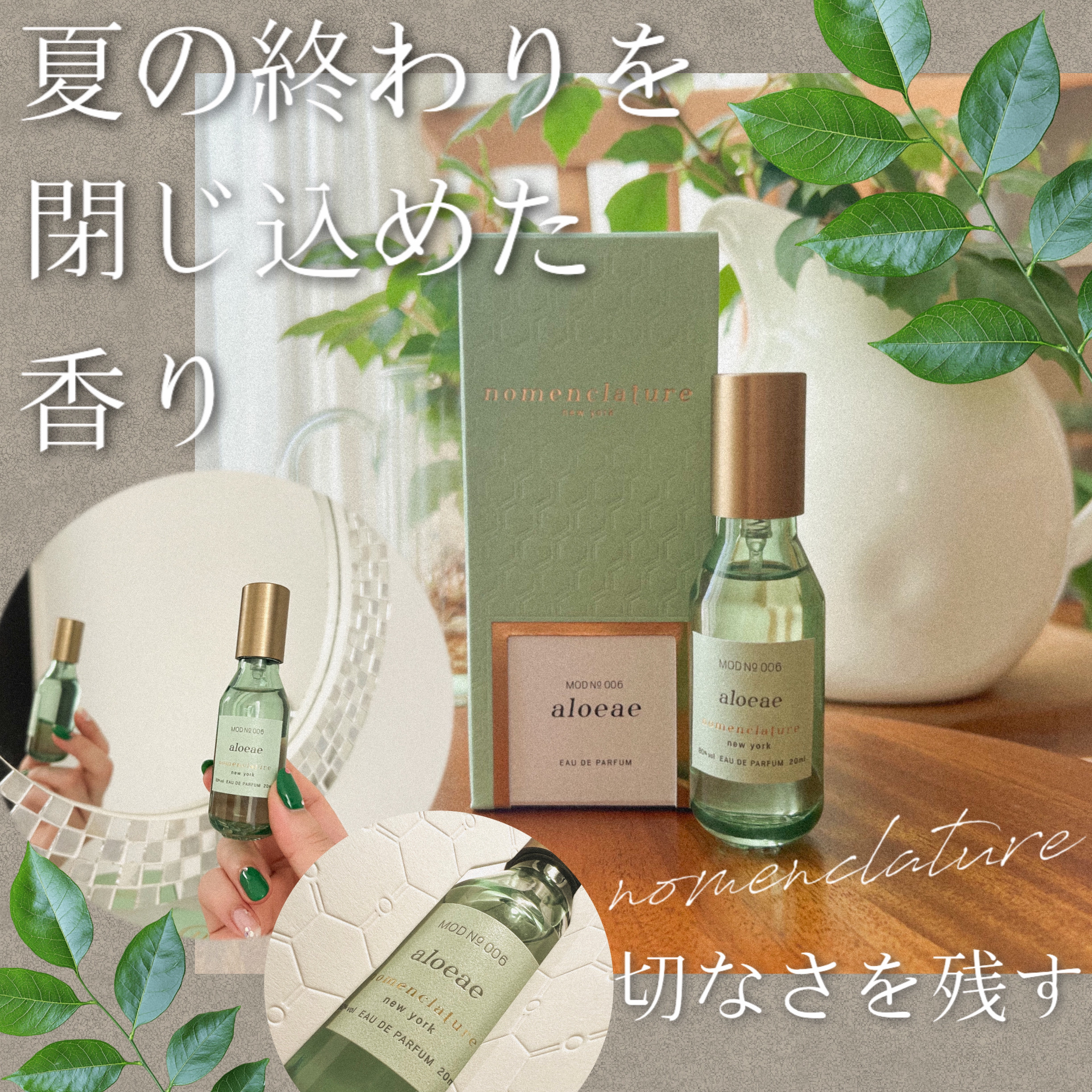 アロエ/Nomenclature/香水(その他)を使ったクチコミ（1枚目）